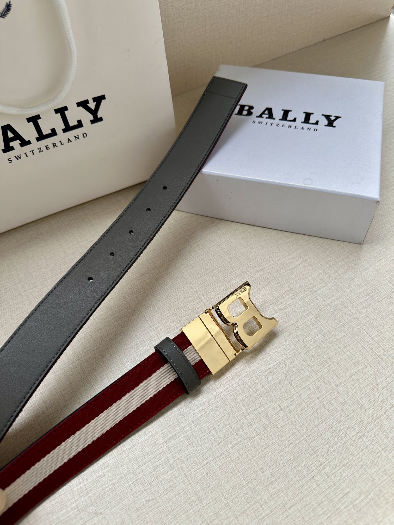 Bally Basic Belt Cow Leather L