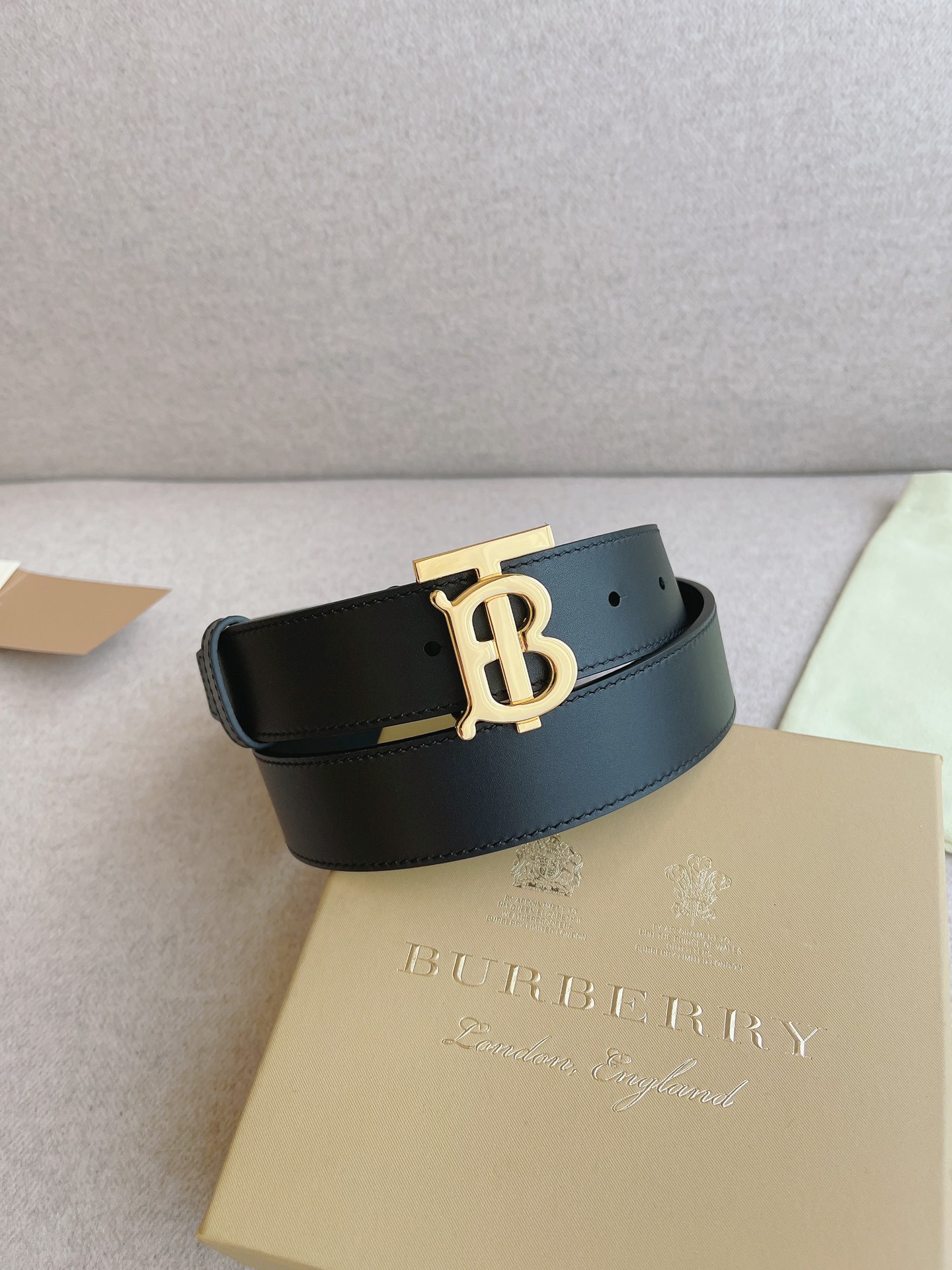 Burberry Leather Belt 35mm