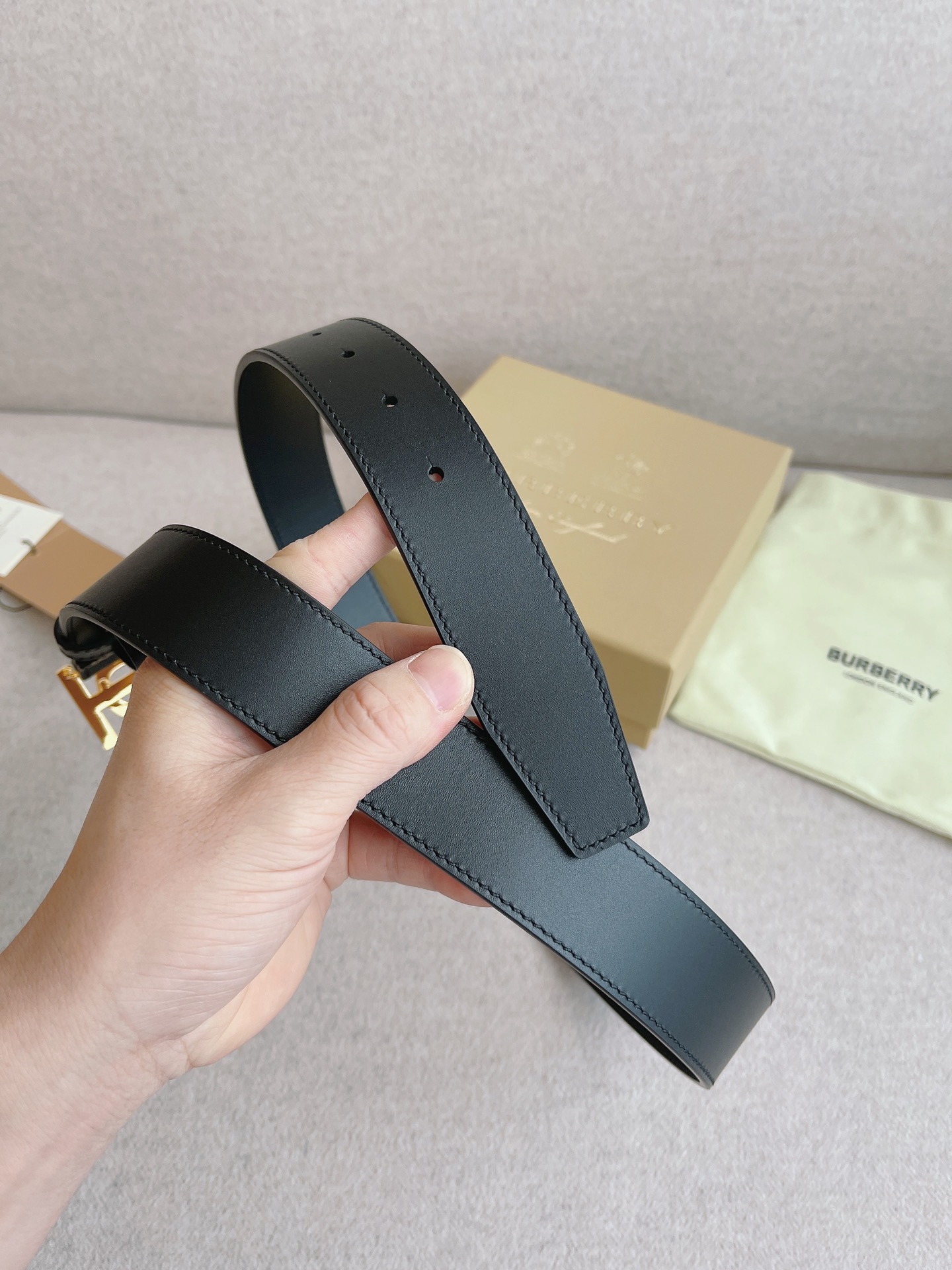 Burberry Leather Belt 35mm
