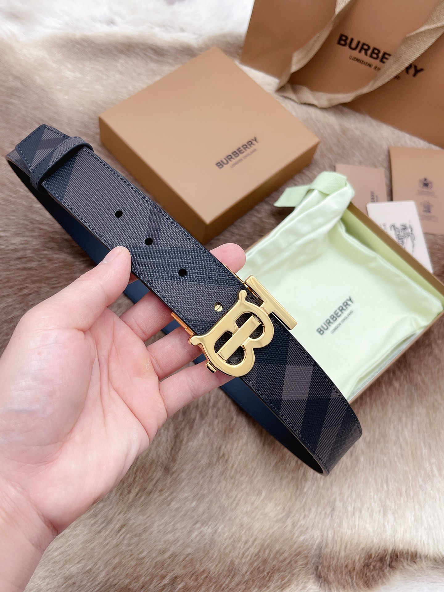 Burberry Male Basic Belt M