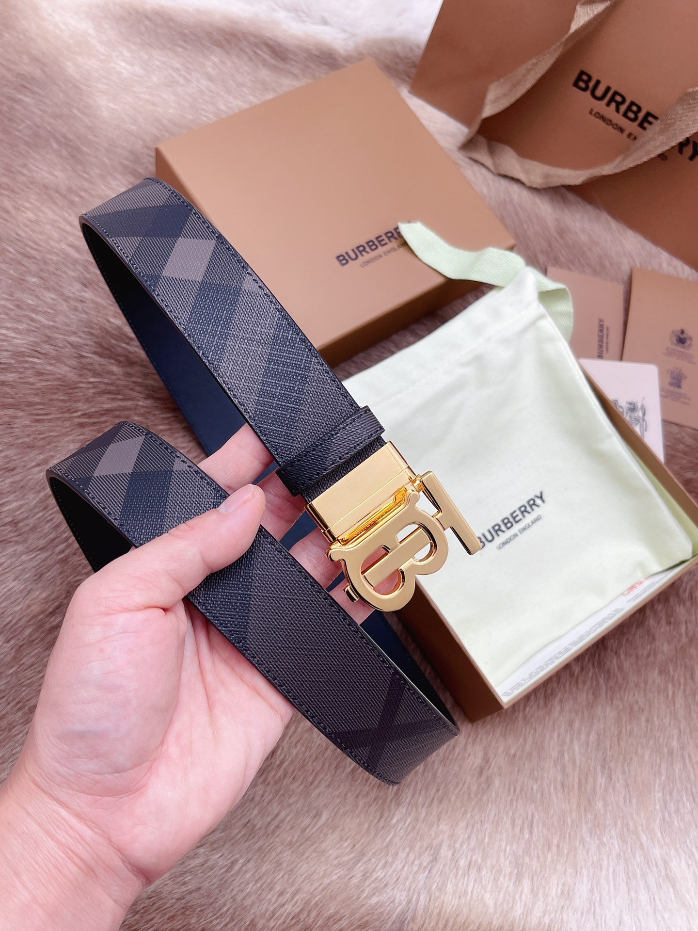 Burberry Male Basic Belt M