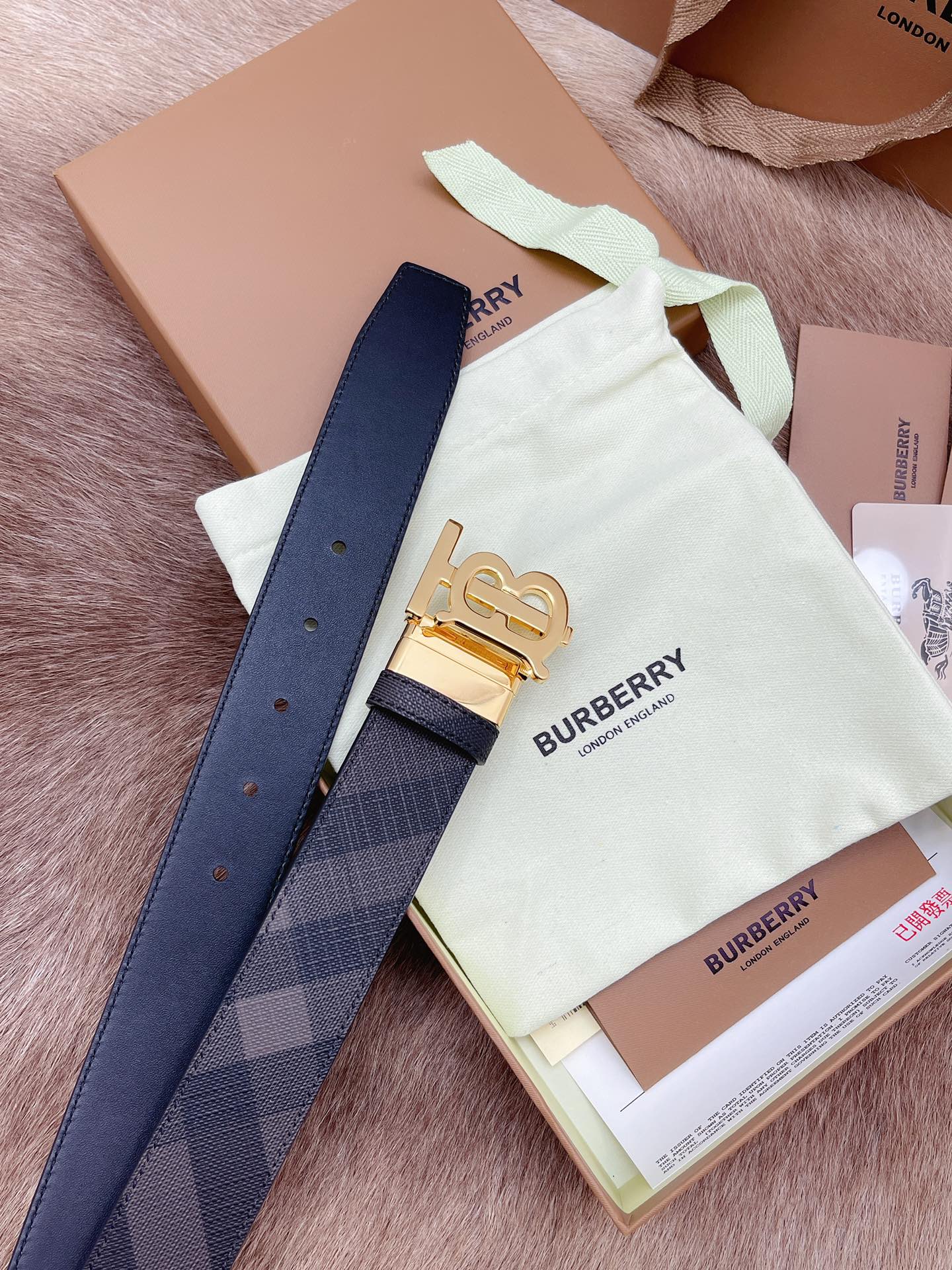 Burberry Male Basic Belt M