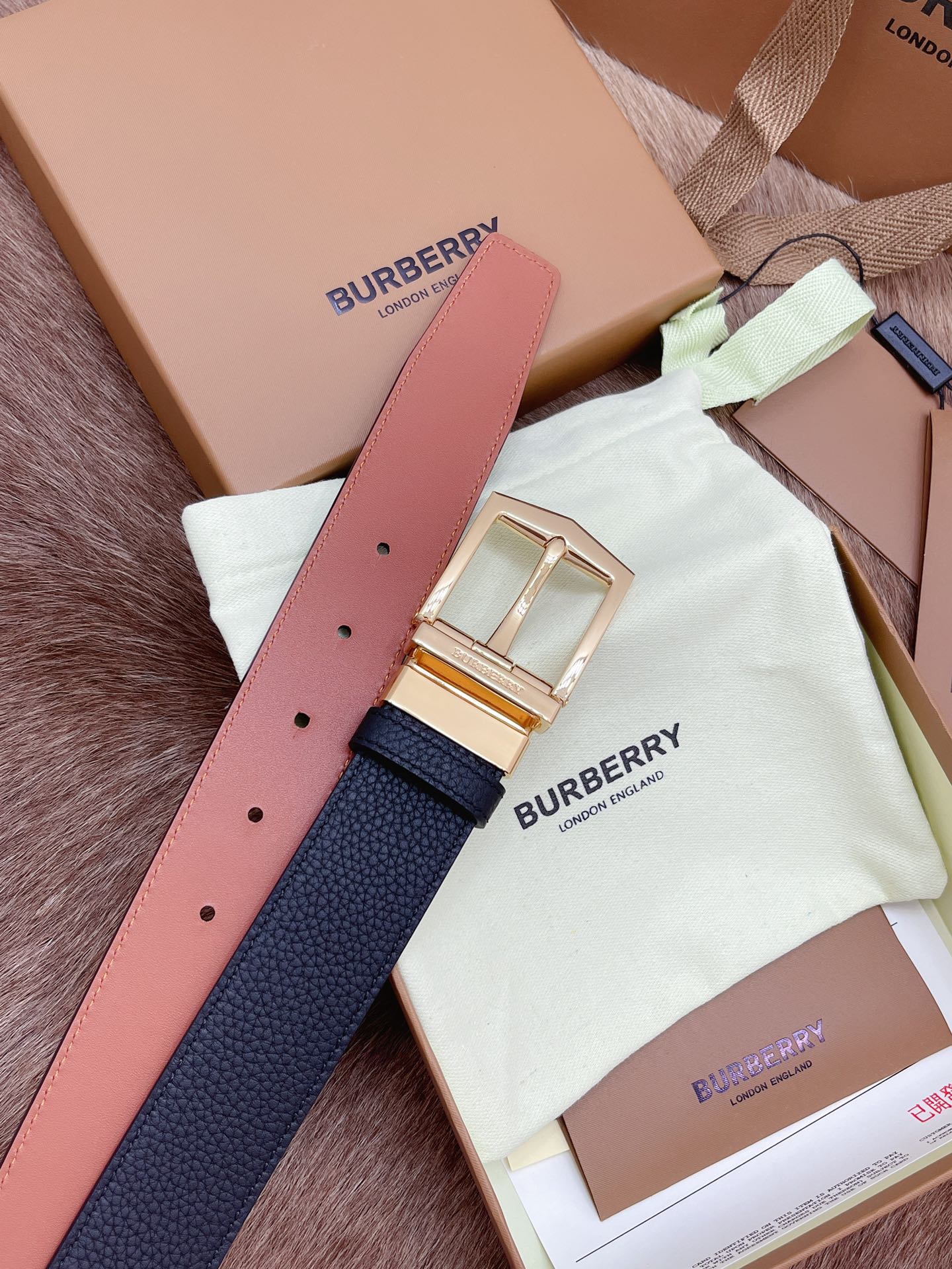 Burberry Male Basic Belt M