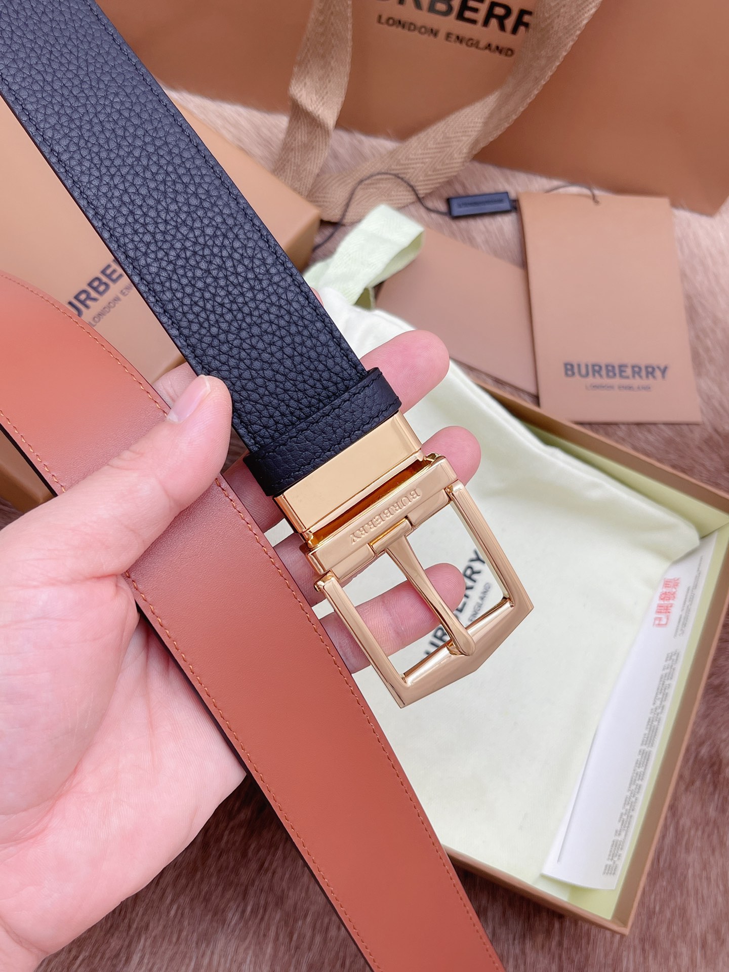 Burberry Male Basic Belt M