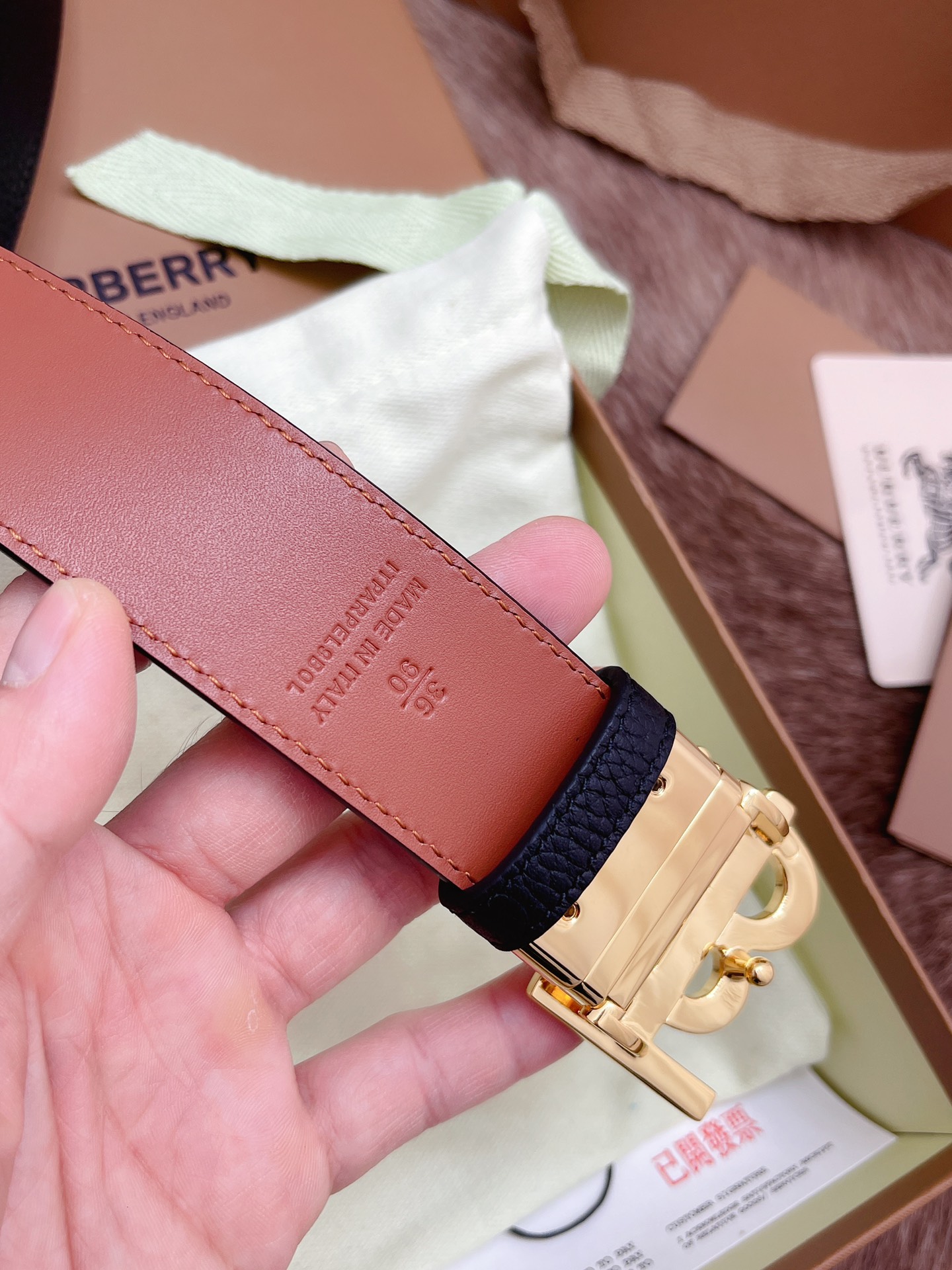 Burberry Male Basic Belt M