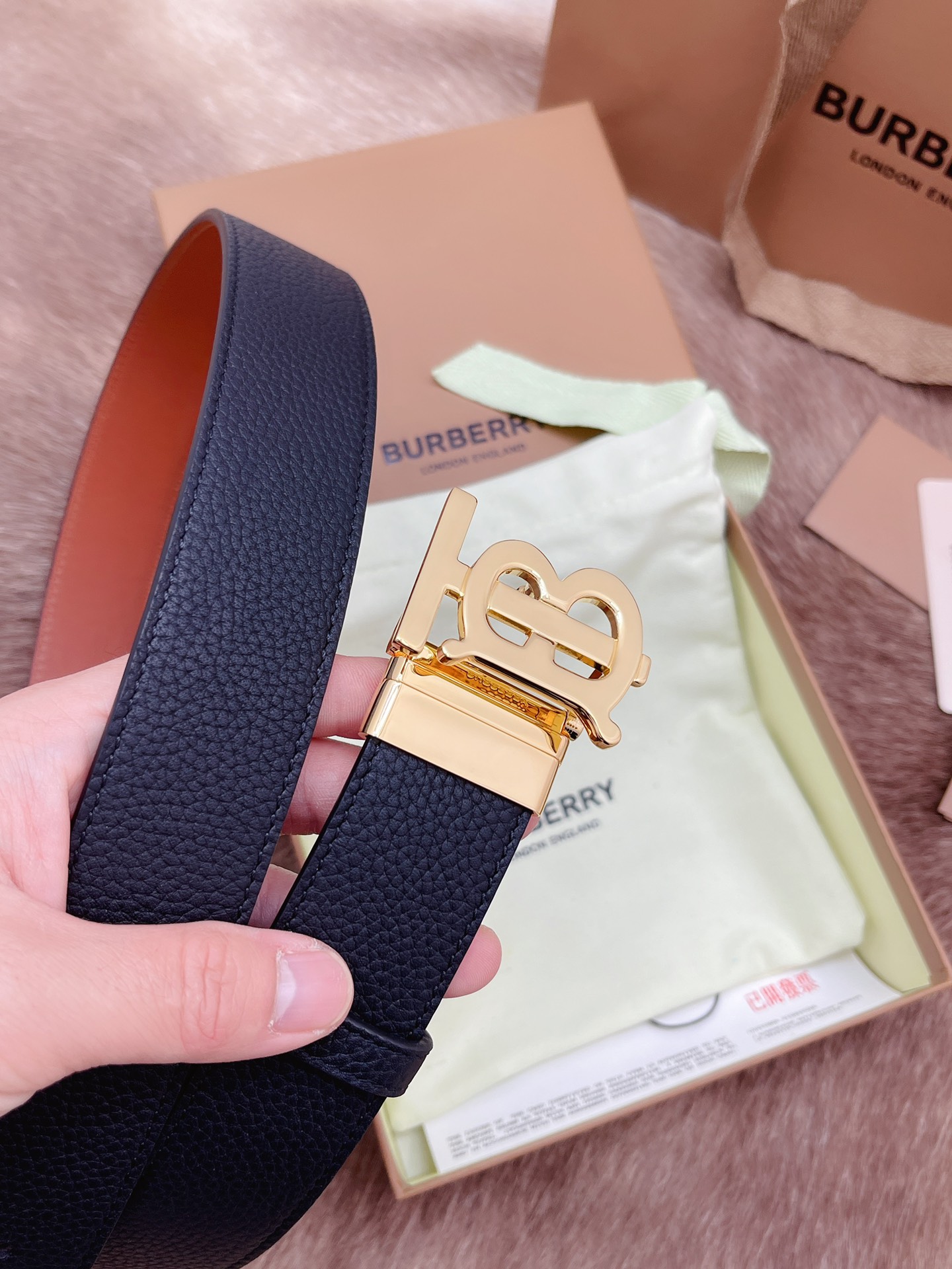 Burberry Male Basic Belt M