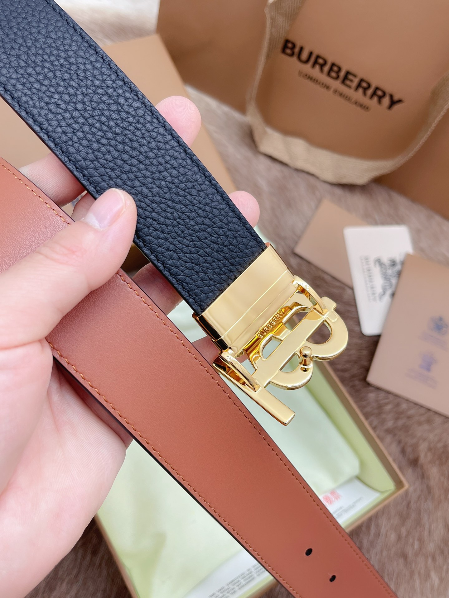 Burberry Male Basic Belt M