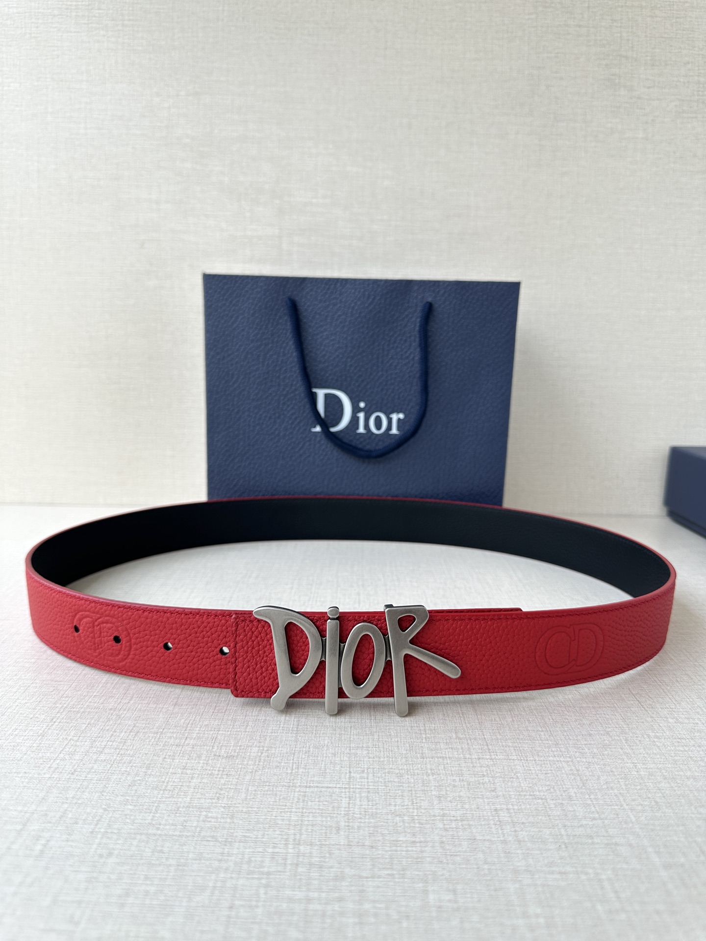 Dior Basic Belt Cow Leather Black