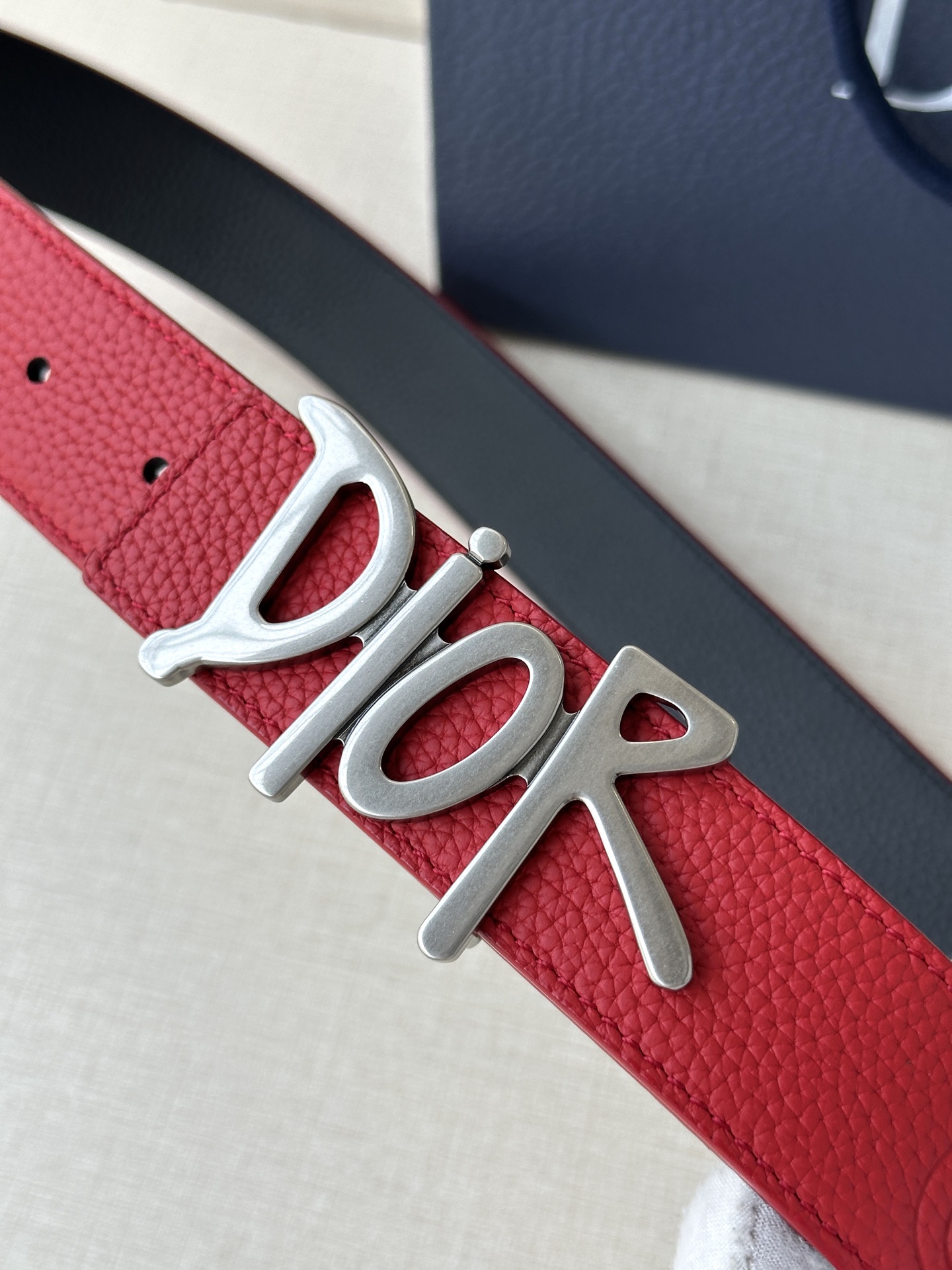 Dior Basic Belt Cow Leather Black