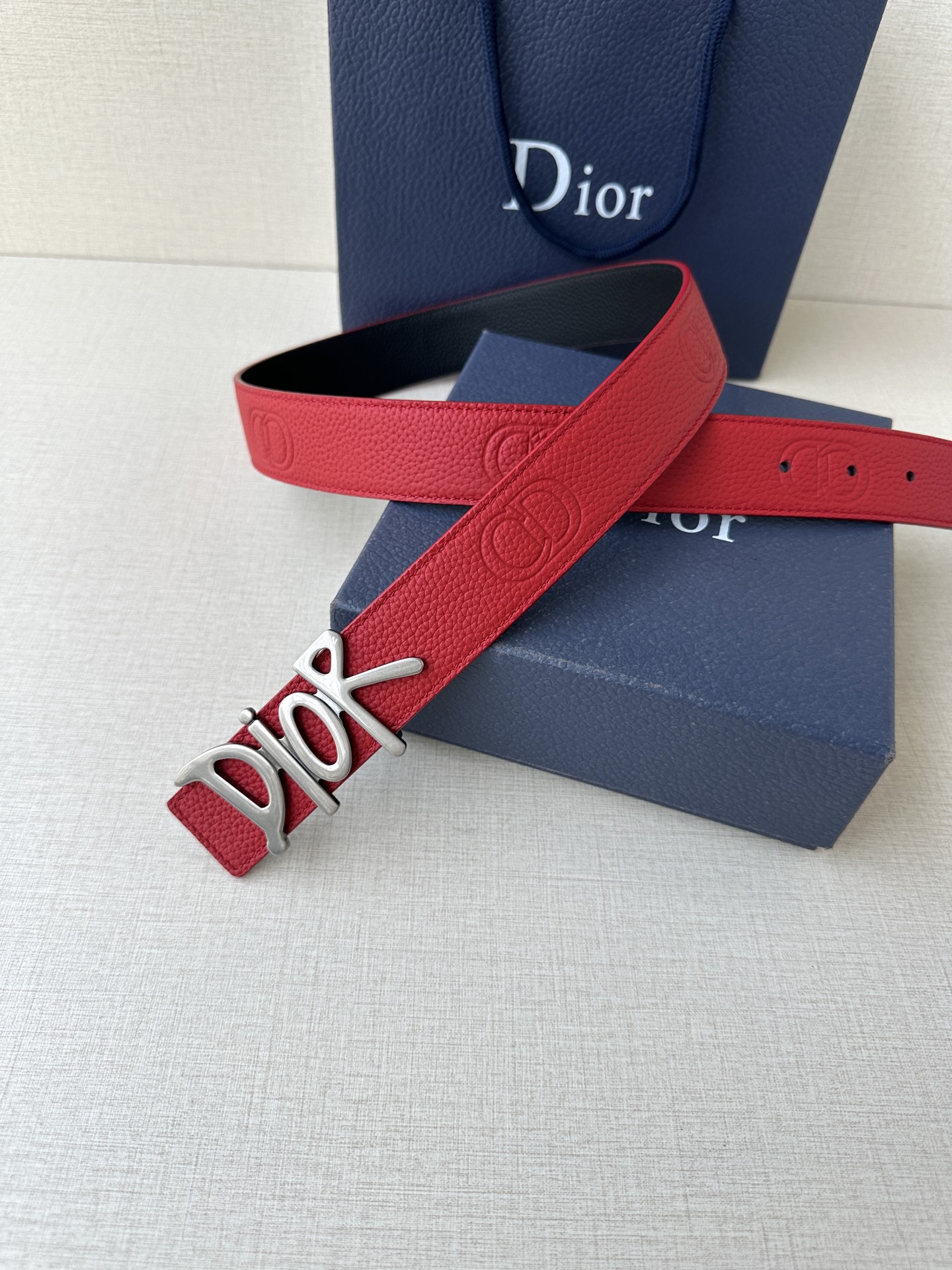 Dior Basic Belt Cow Leather Black