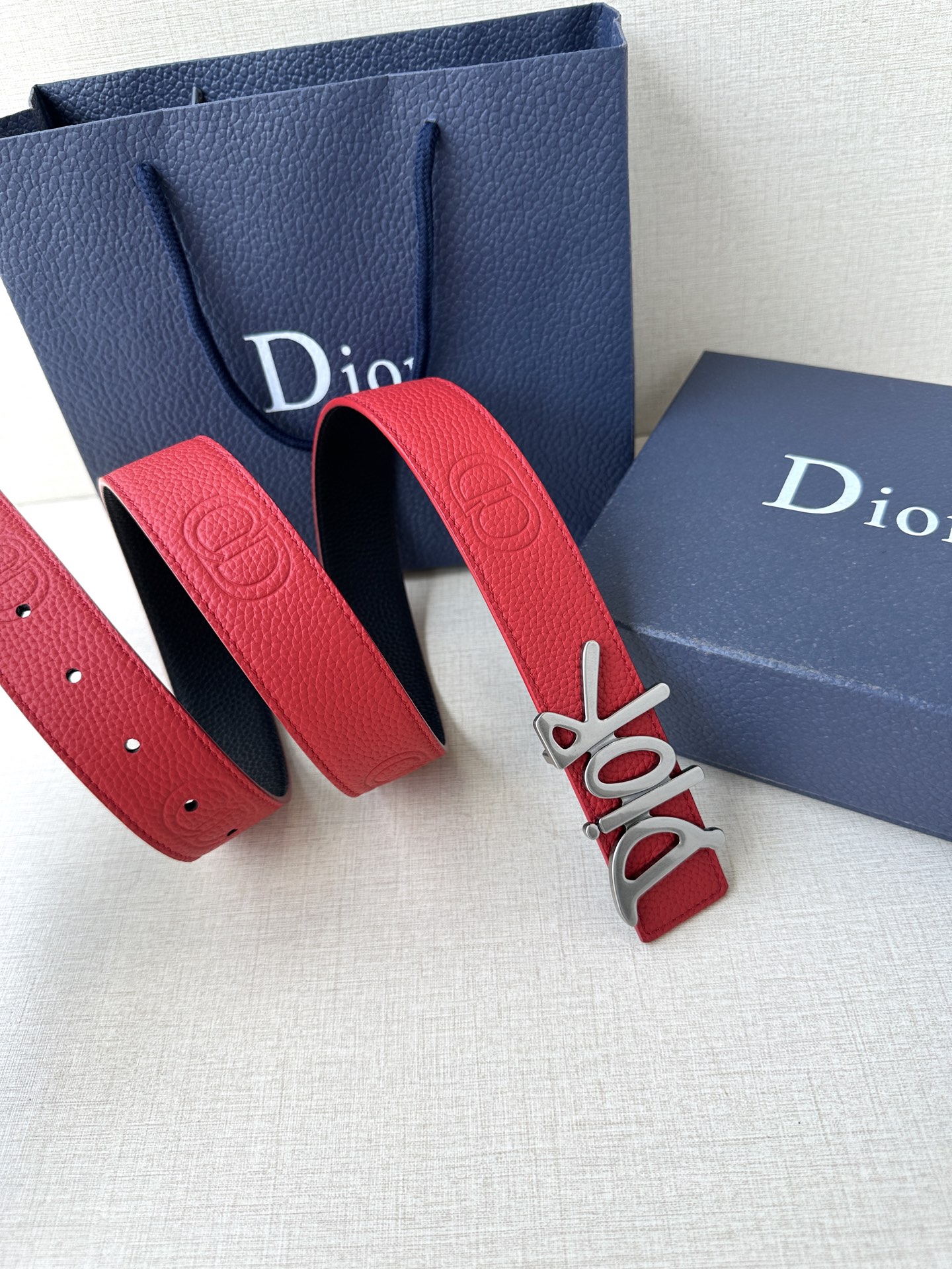 Dior Basic Belt Cow Leather Black
