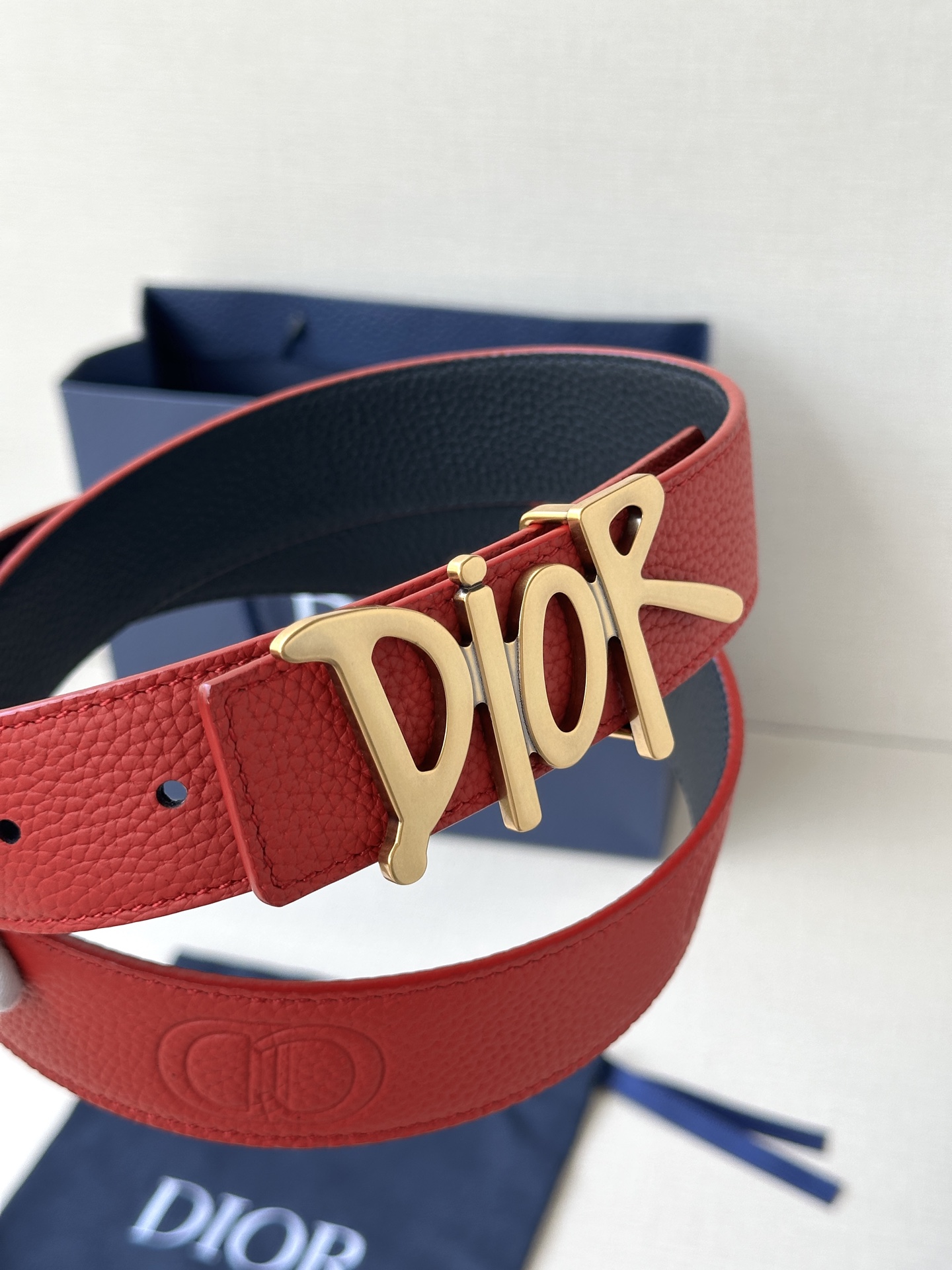 Dior Basic Belt Cow Leather Black