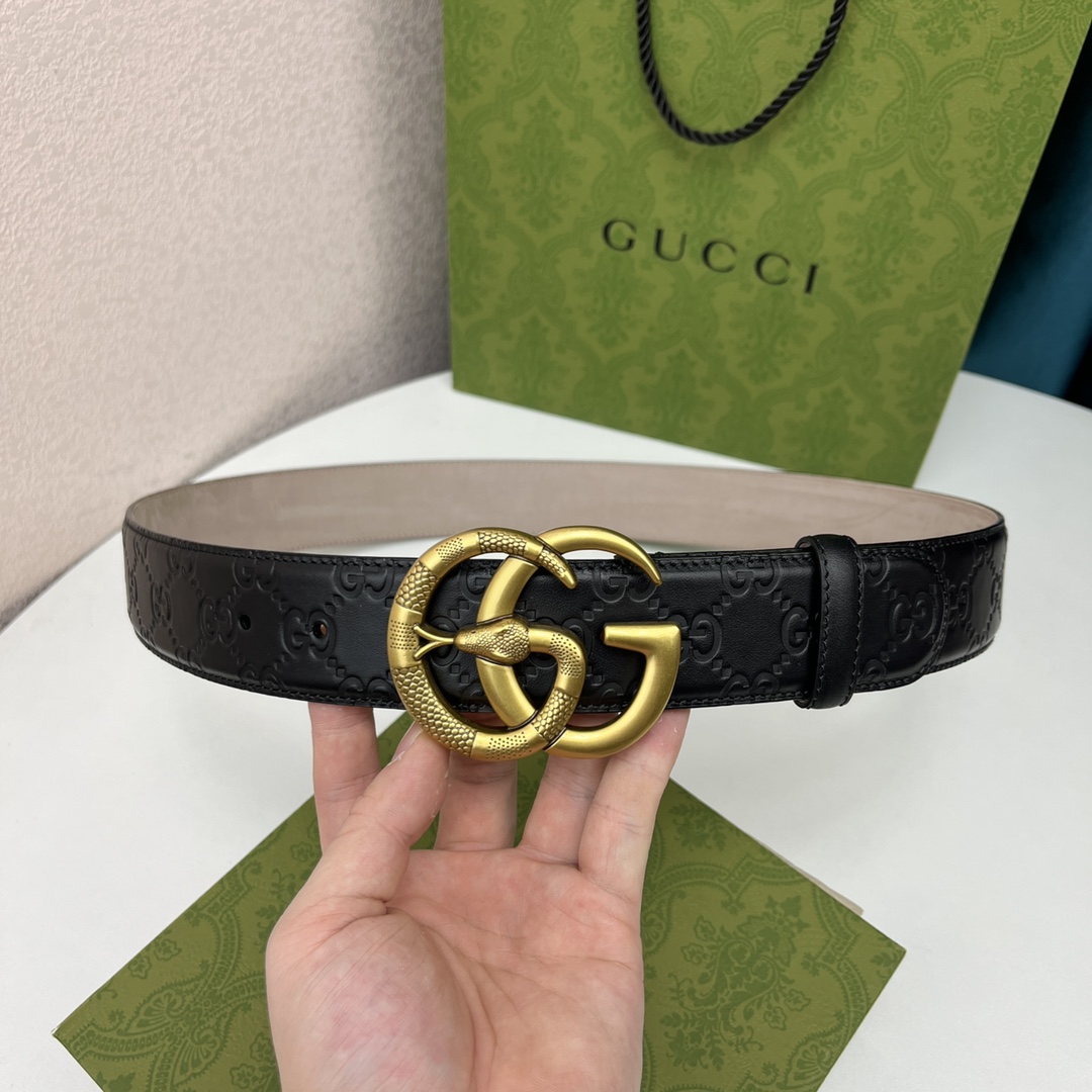 Gucci Basic Belt Cow Leather