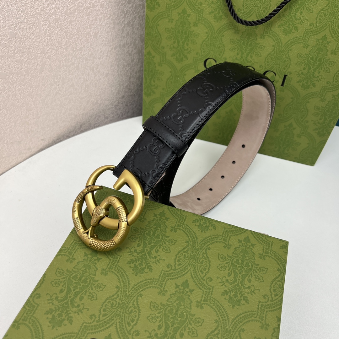 Gucci Basic Belt Cow Leather