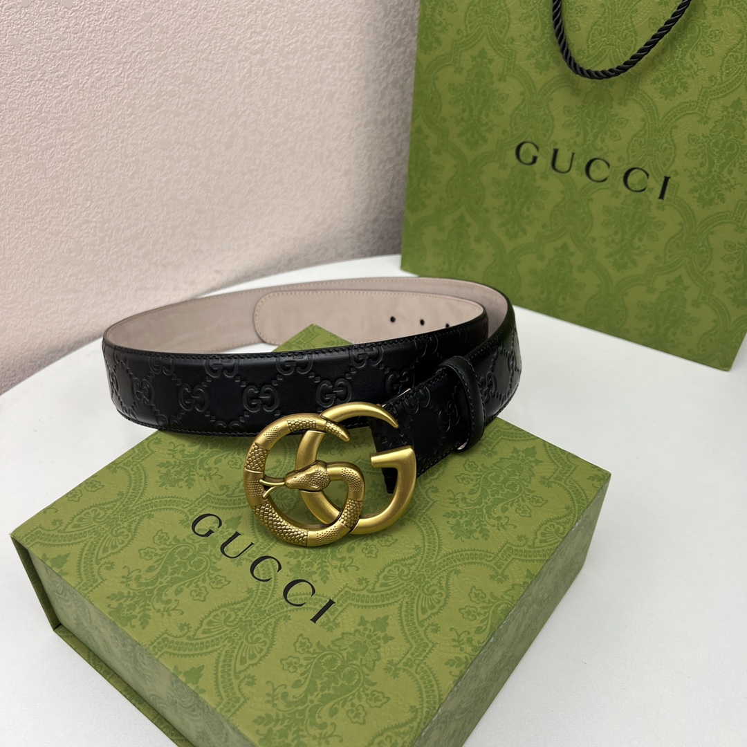 Gucci Basic Belt Cow Leather