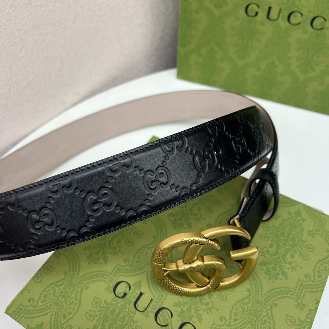Gucci Basic Belt Cow Leather