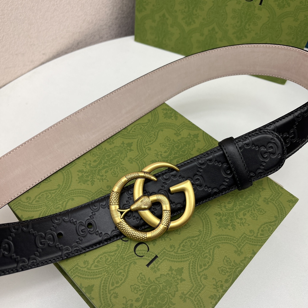 Gucci Basic Belt Cow Leather
