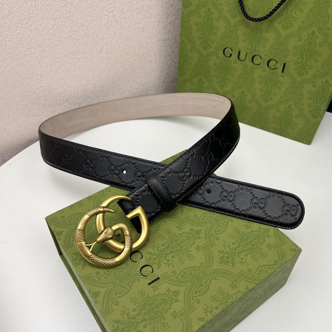 Gucci Basic Belt Cow Leather