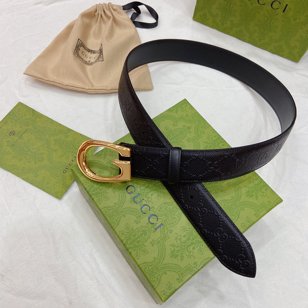 Gucci Basic Belt Top Grain Leather M