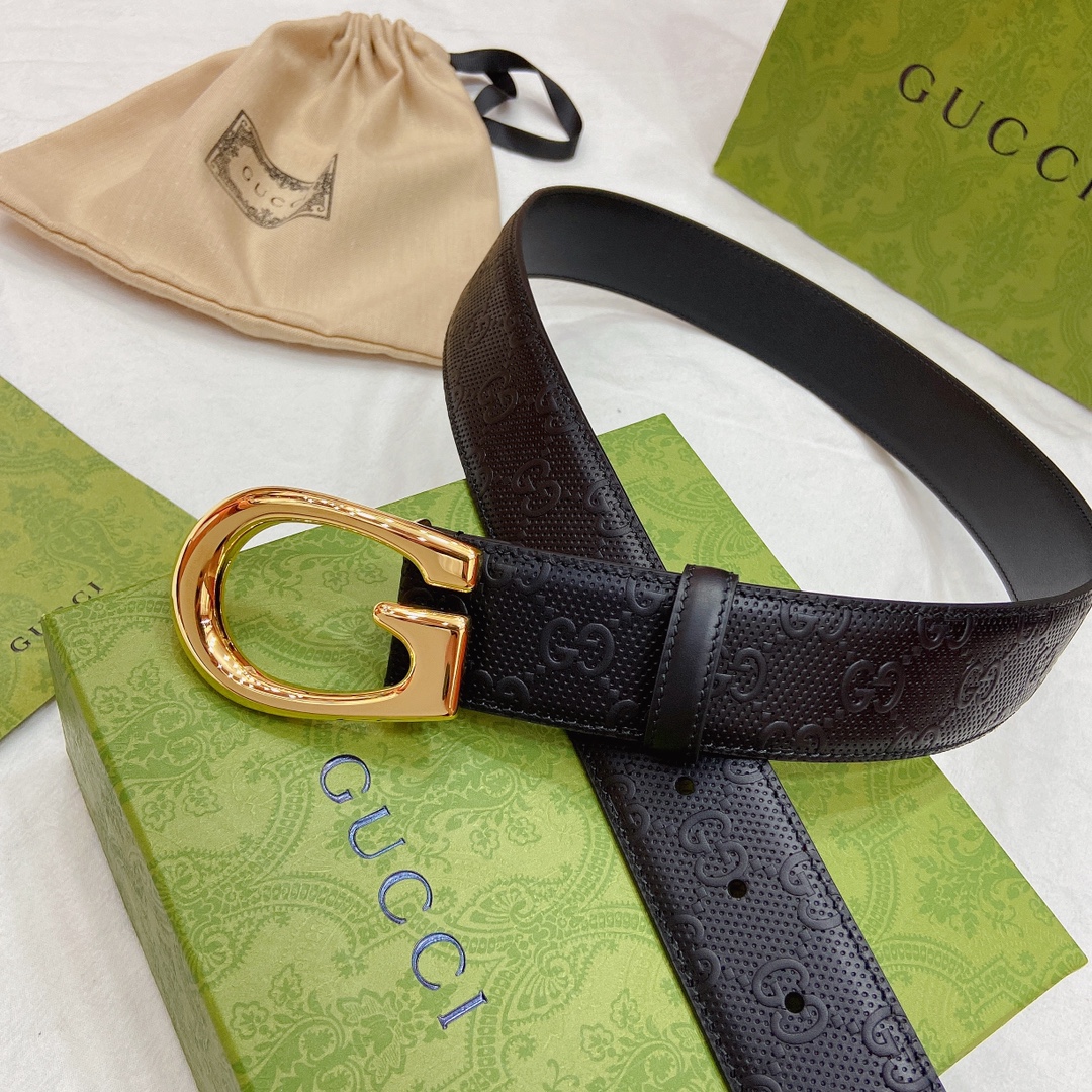 Gucci Basic Belt Top Grain Leather M