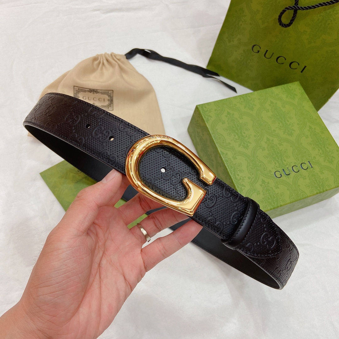 Gucci Basic Belt Top Grain Leather M