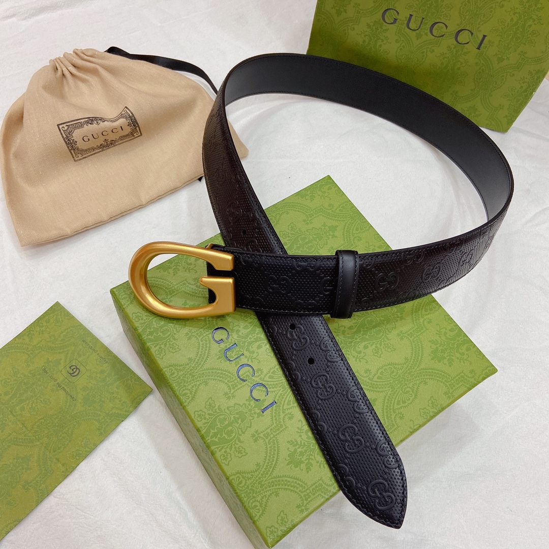 Gucci Basic Belt Top Grain Leather M