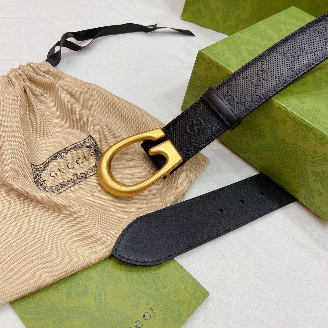 Gucci Basic Belt Top Grain Leather M