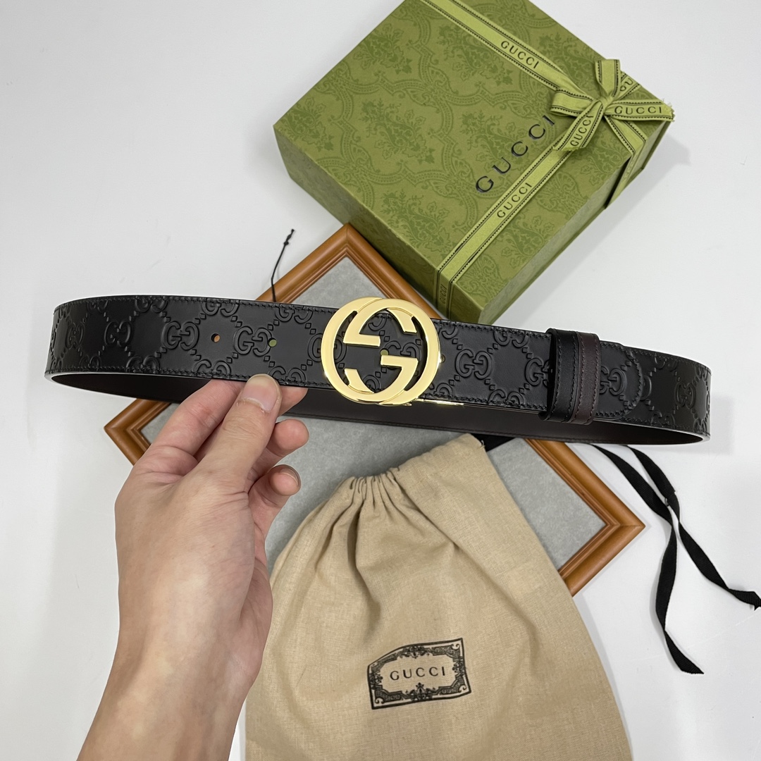 Gucci Basic Belt Black S-m