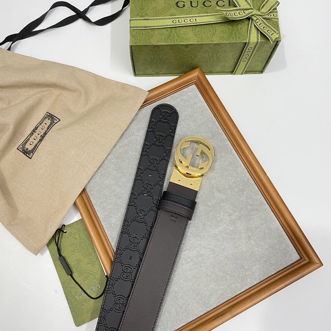 Gucci Basic Belt Black S-m