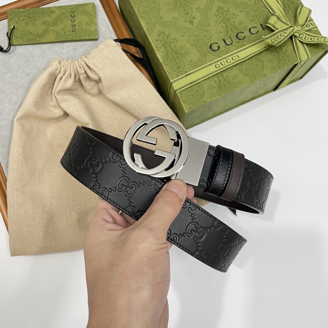 Gucci Basic Belt Black S-m