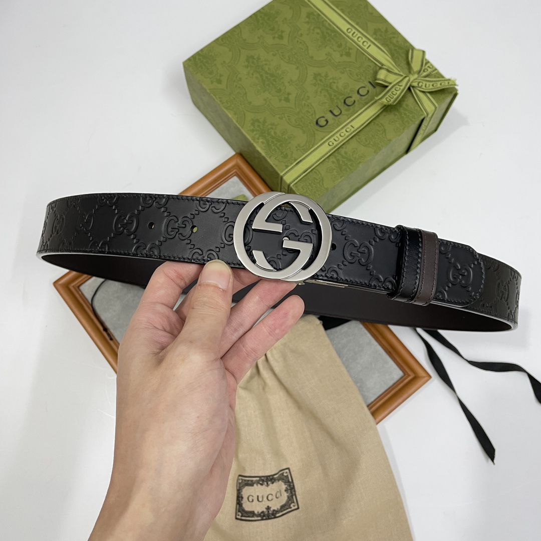 Gucci Basic Belt Black S-m