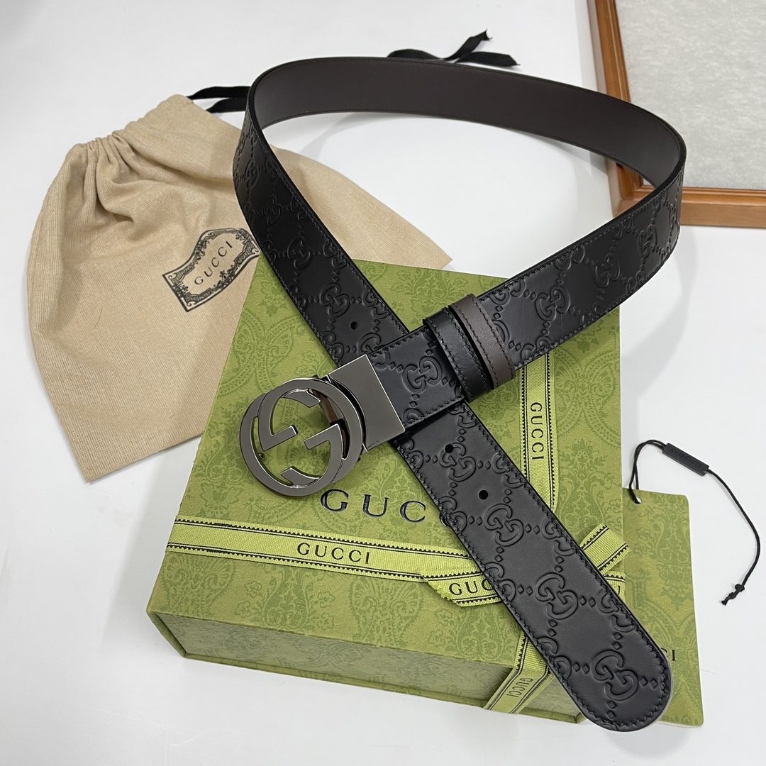 Gucci Basic Belt Black S-m