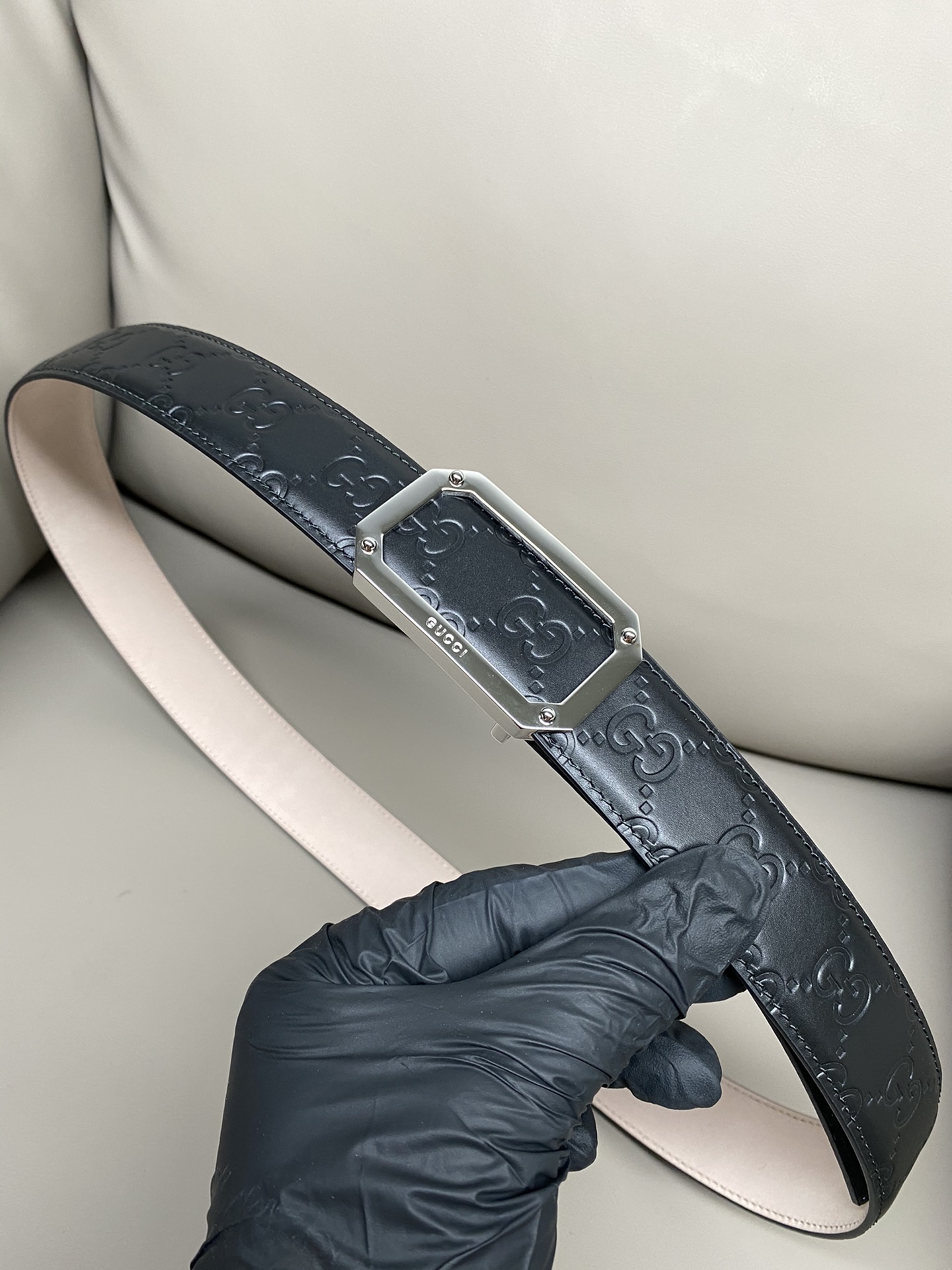 Gucci Basic Belt Cow Leather S