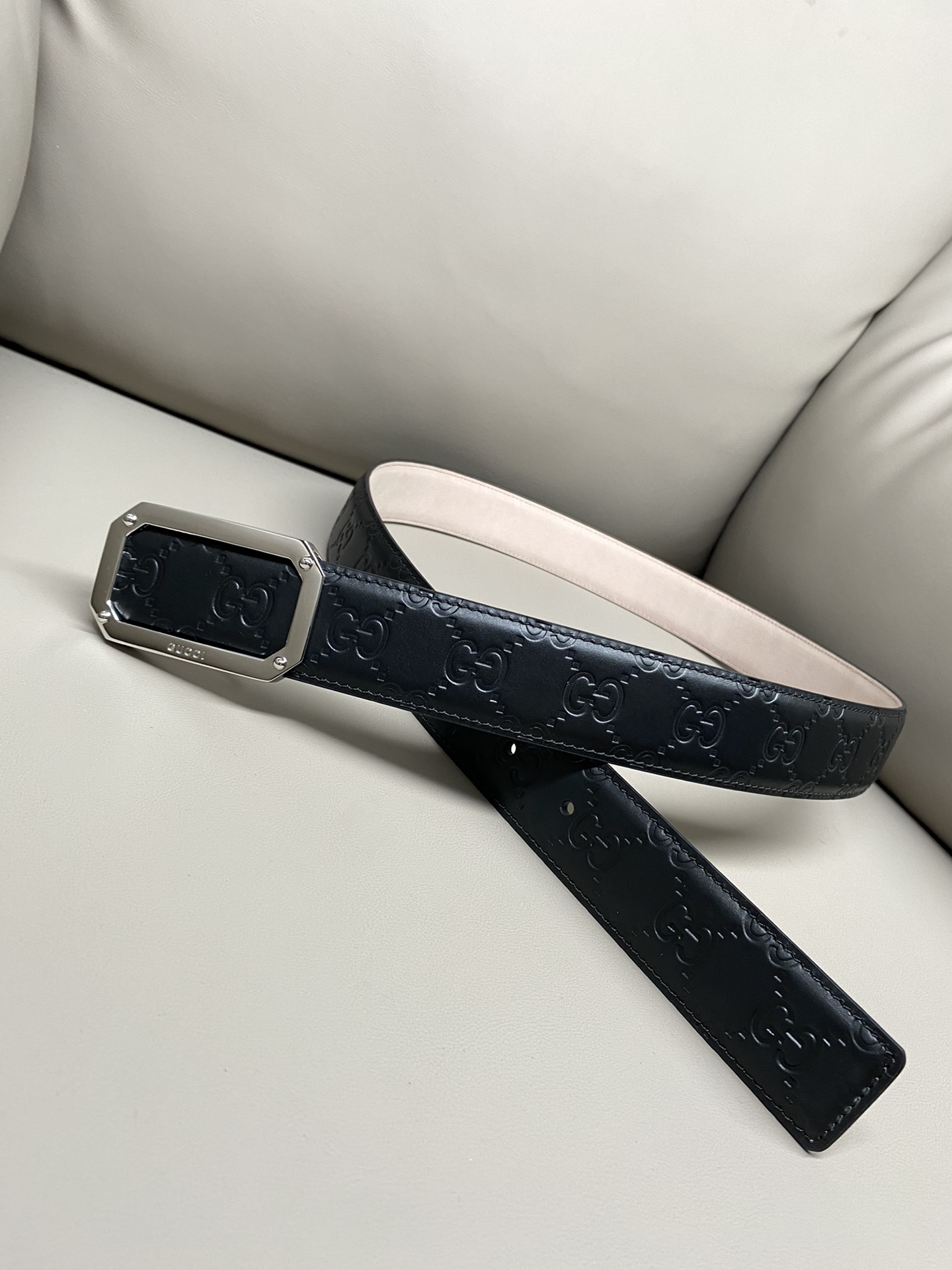 Gucci Basic Belt Cow Leather S