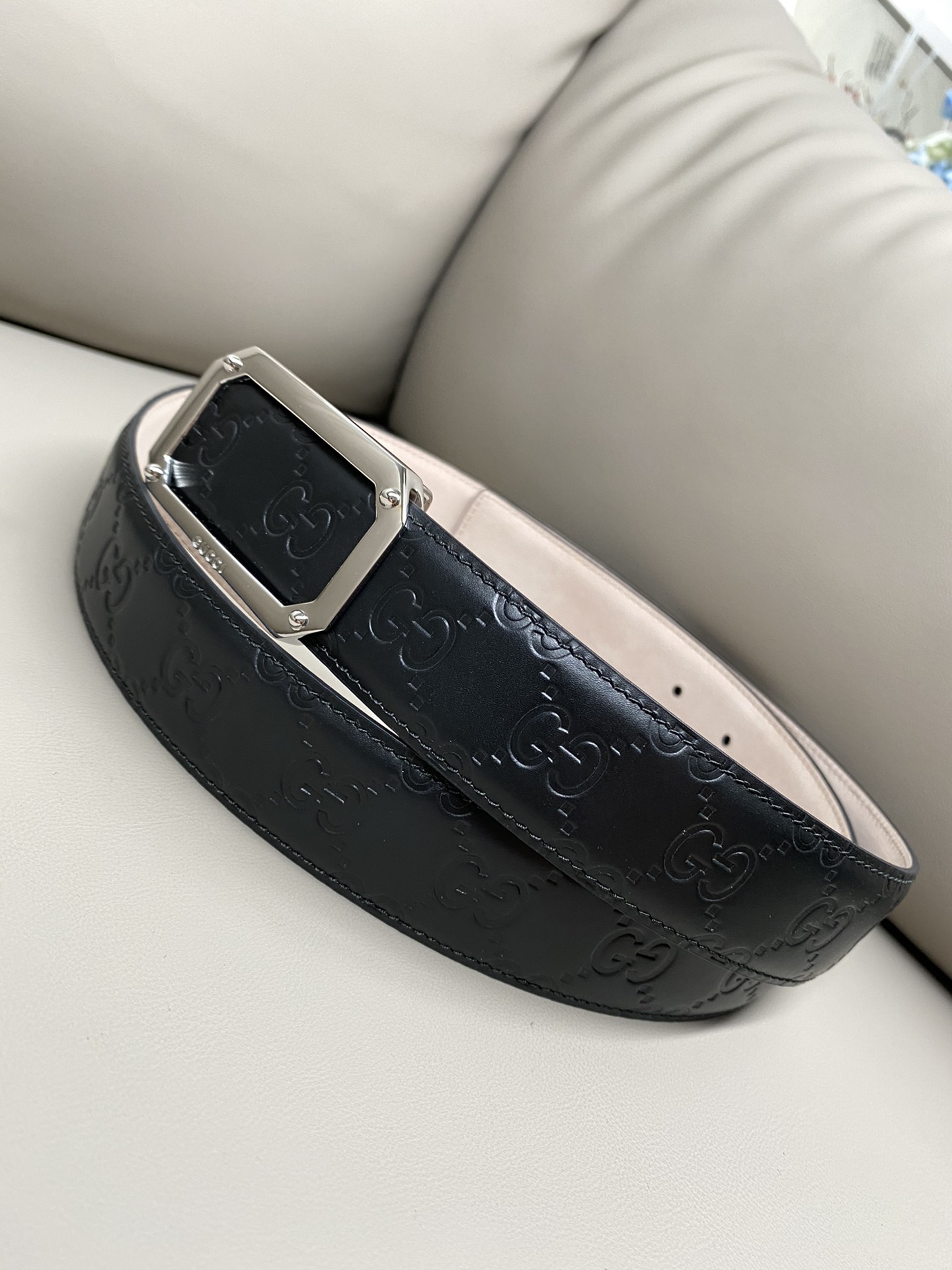 Gucci Basic Belt Cow Leather S