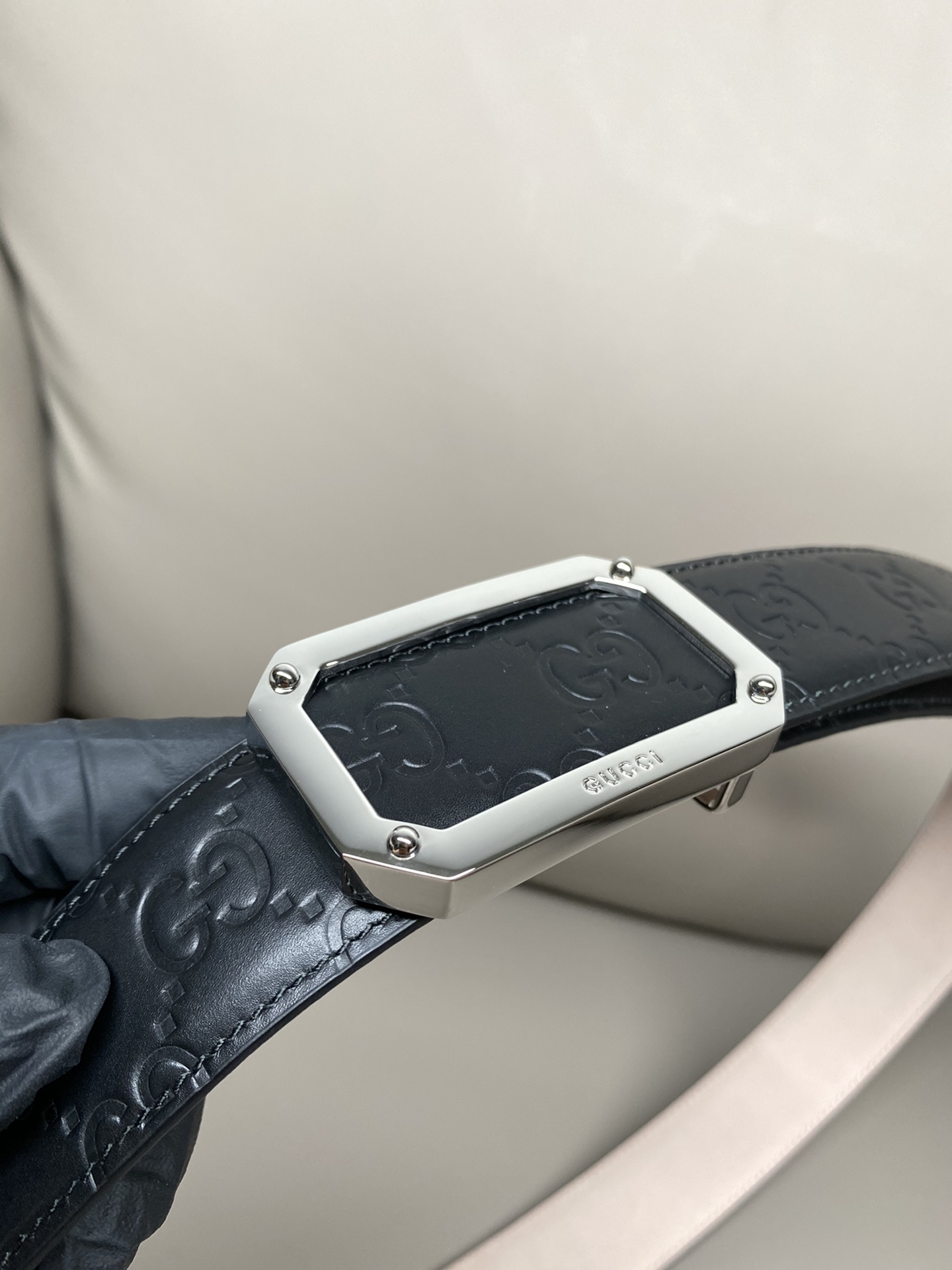 Gucci Basic Belt Cow Leather S