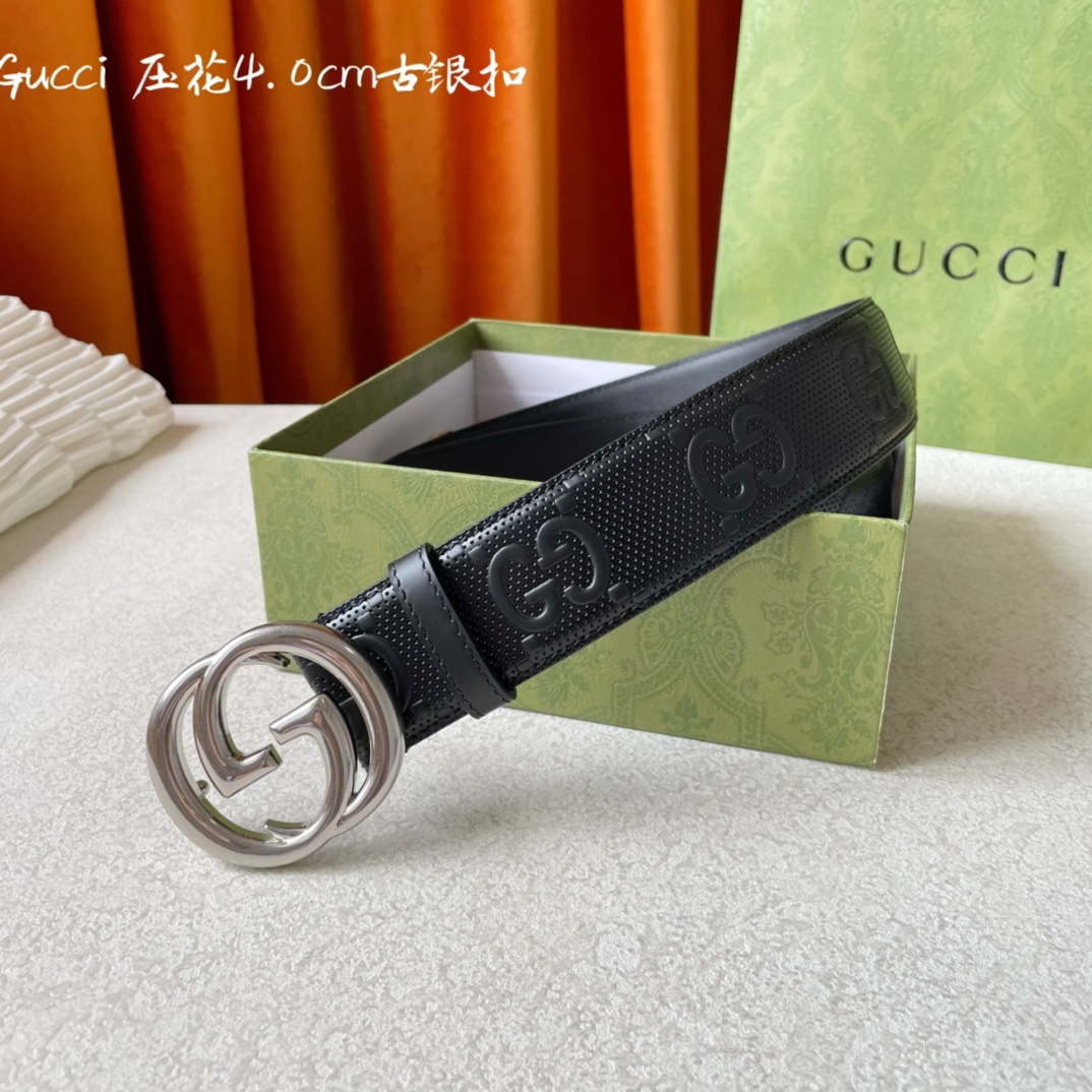 Gucci Basic Belt Cow Leather M