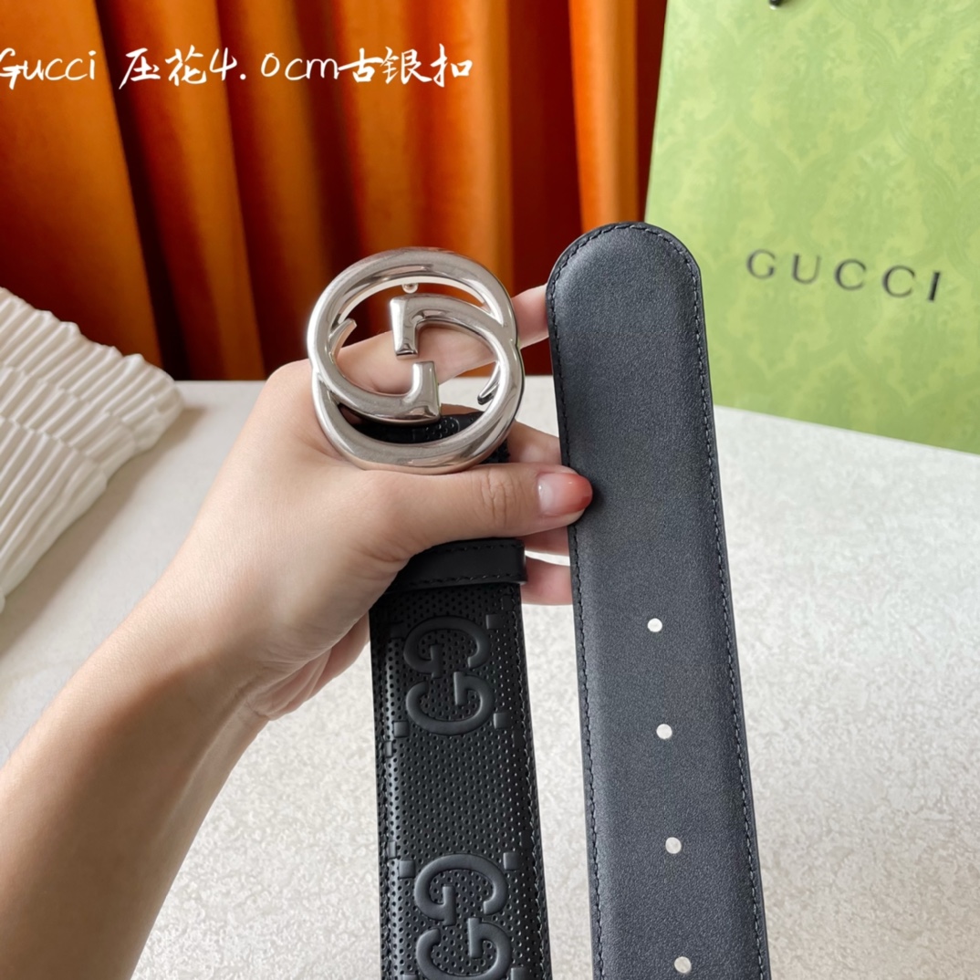 Gucci Basic Belt Cow Leather M