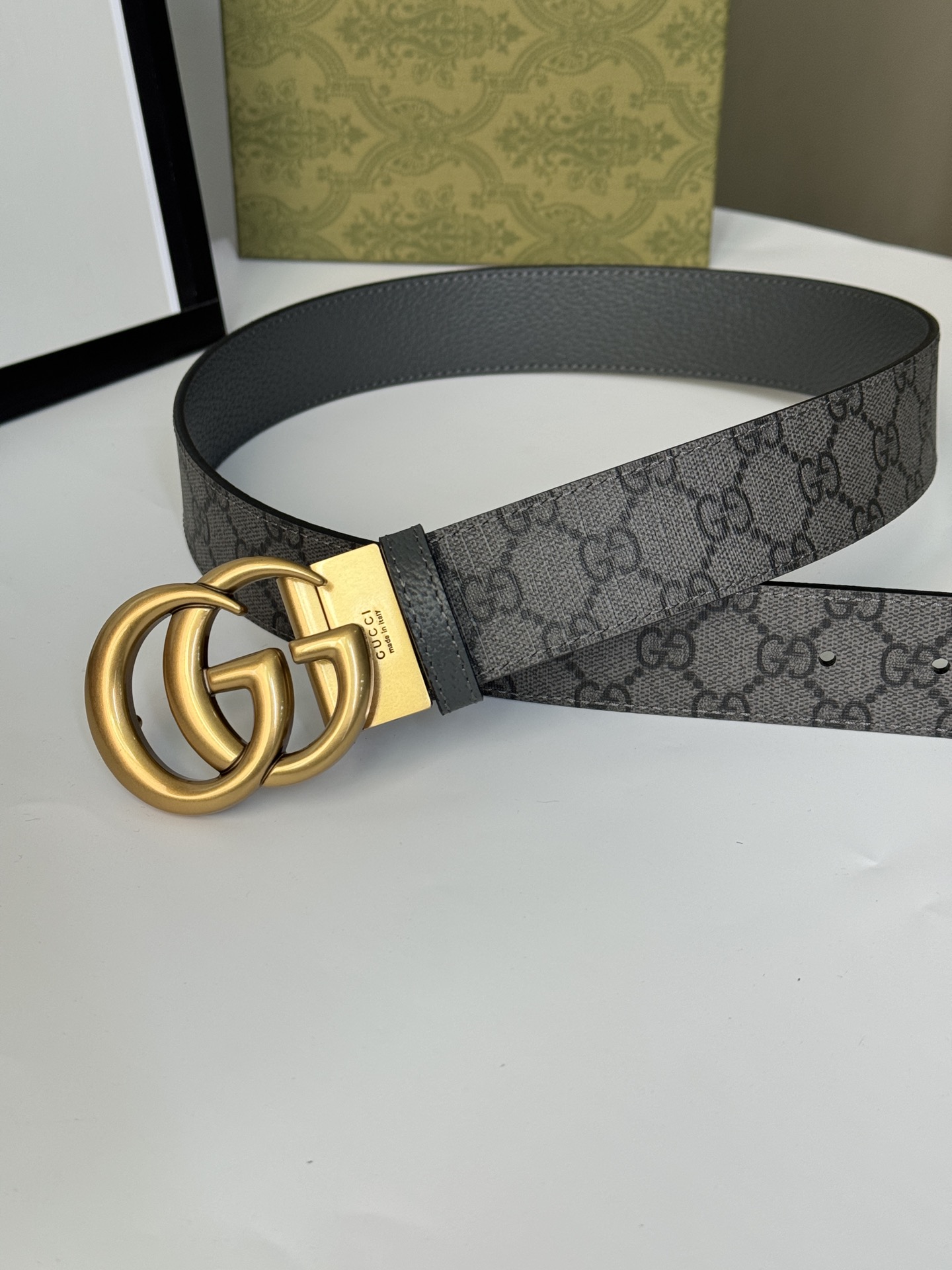 Gucci Leather Belt Top Grain Leather M