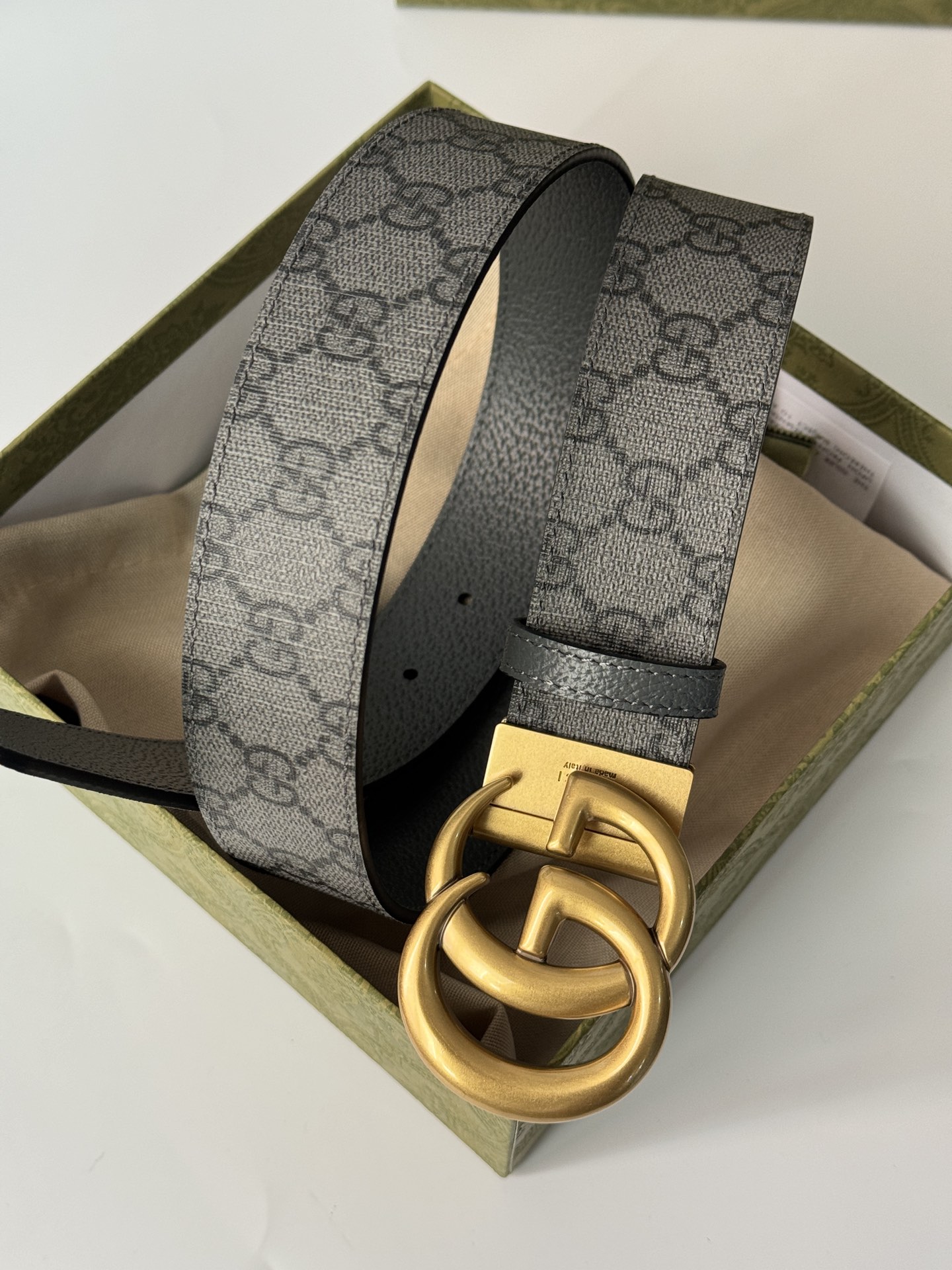 Gucci Leather Belt Top Grain Leather M