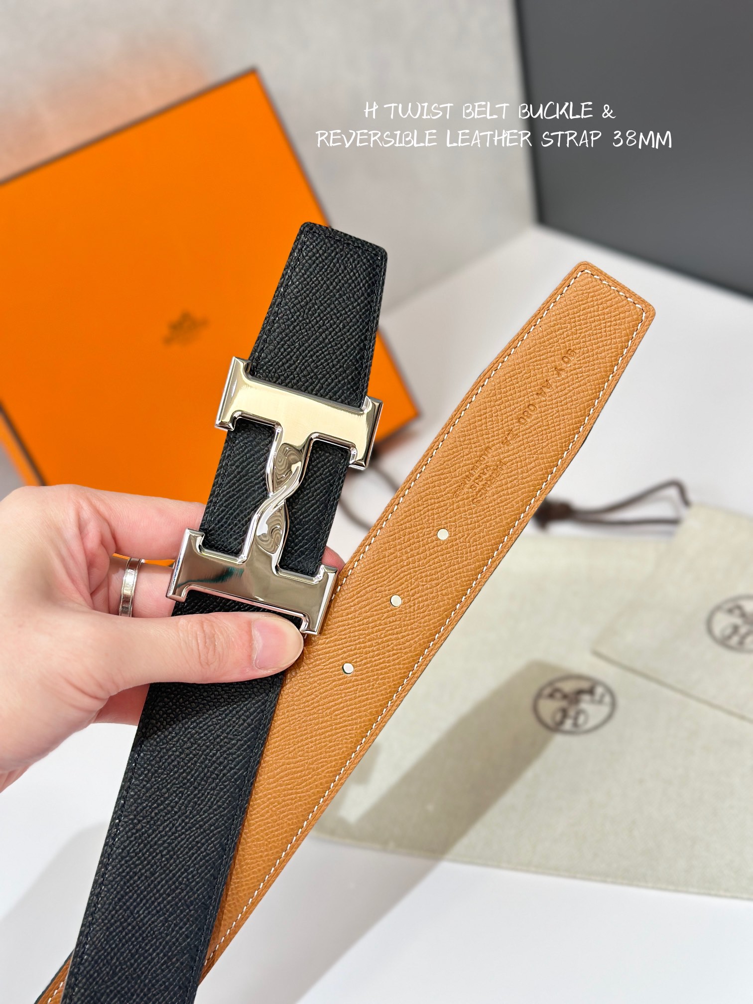 Hermès Basic Belt Cow Leather 38mm-s-l