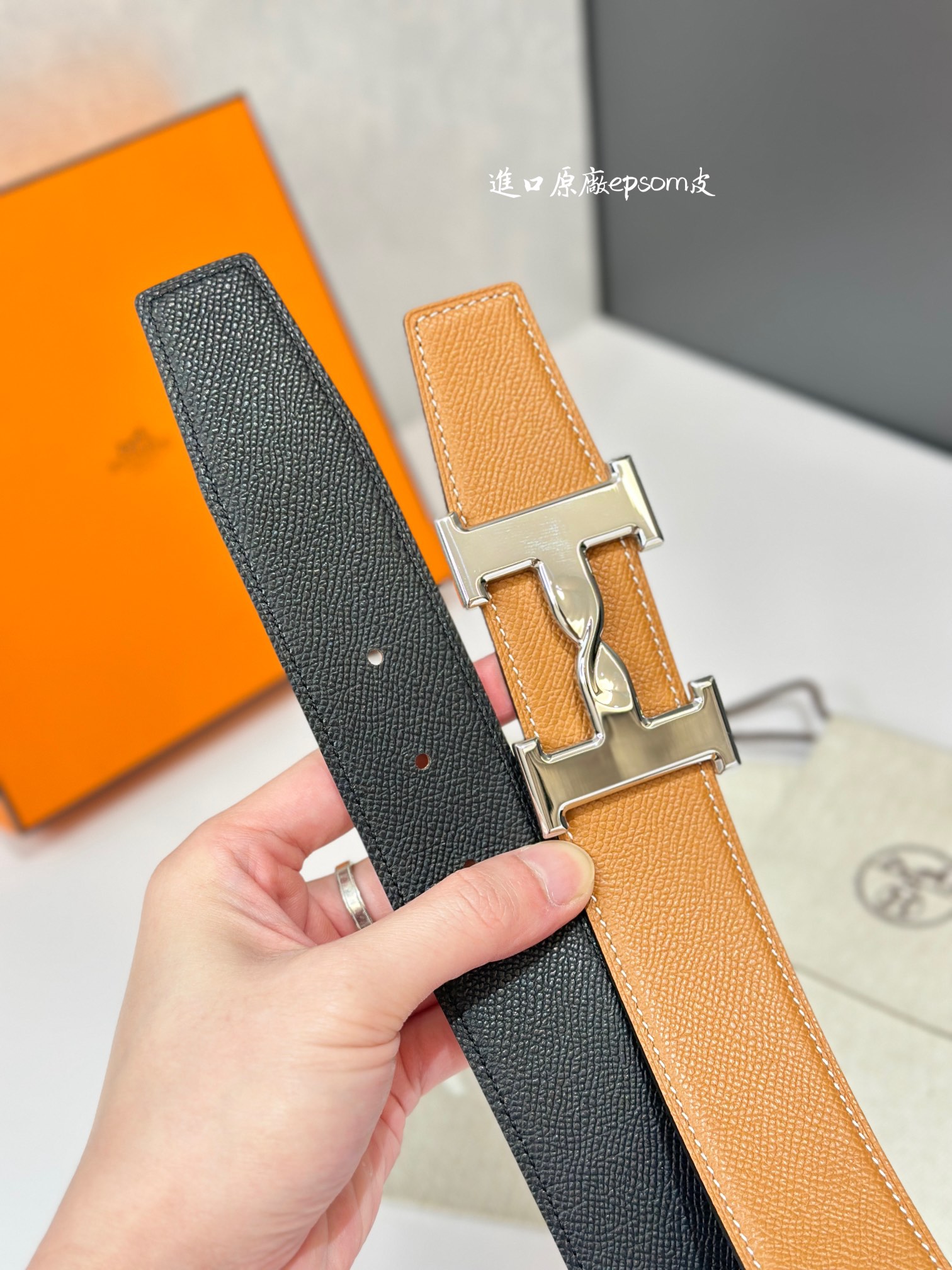 Hermès Basic Belt Cow Leather 38mm-s-l