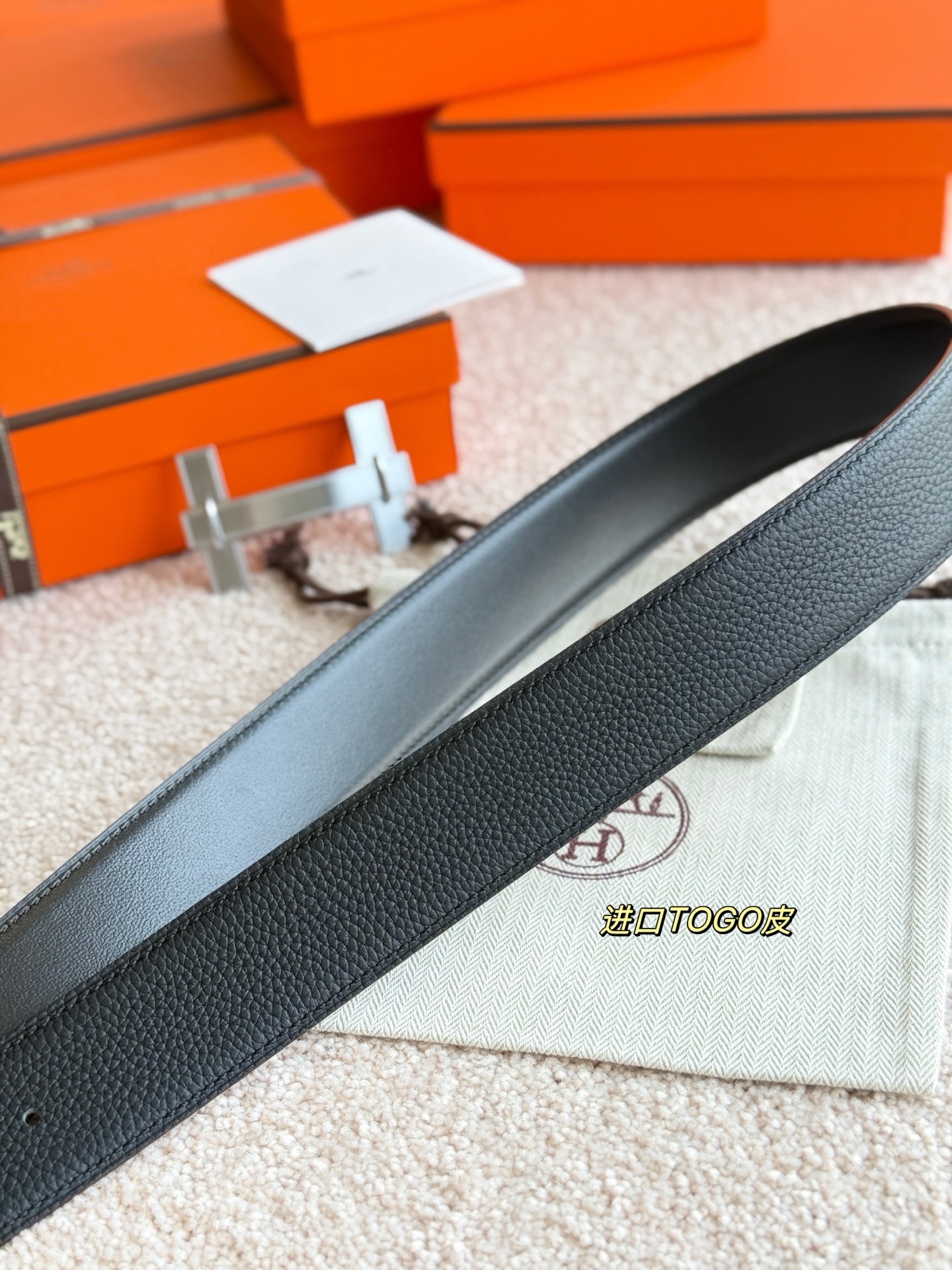 Hermès Male Basic Belt 38mm-s-m