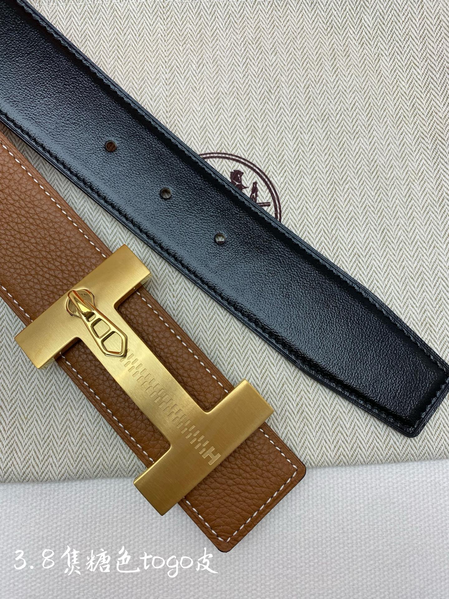 Hermès Basic Belt Cow Leather 38mm-s-m-l