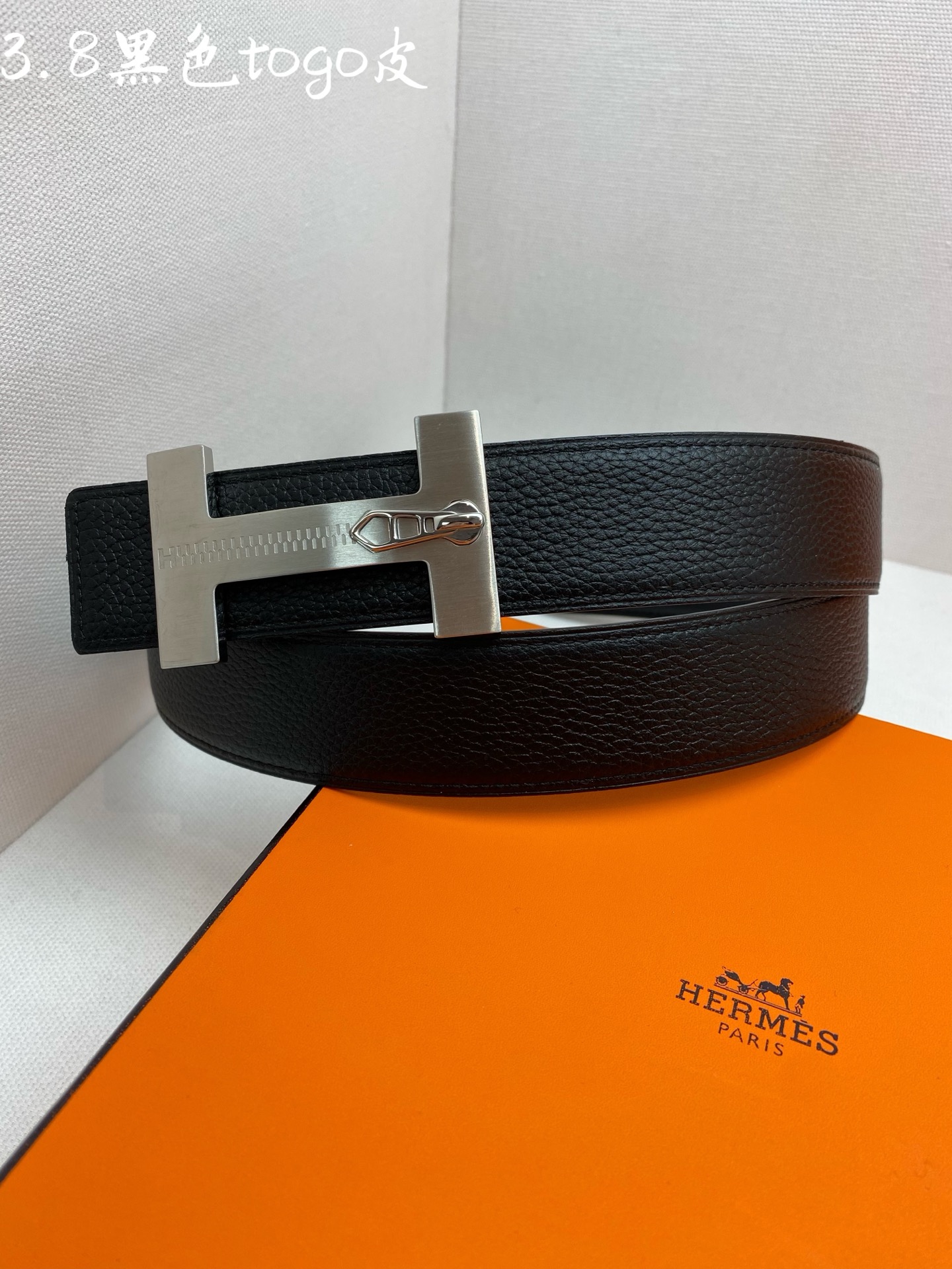 Hermès Basic Belt Cow Leather 38mm-s-m-l