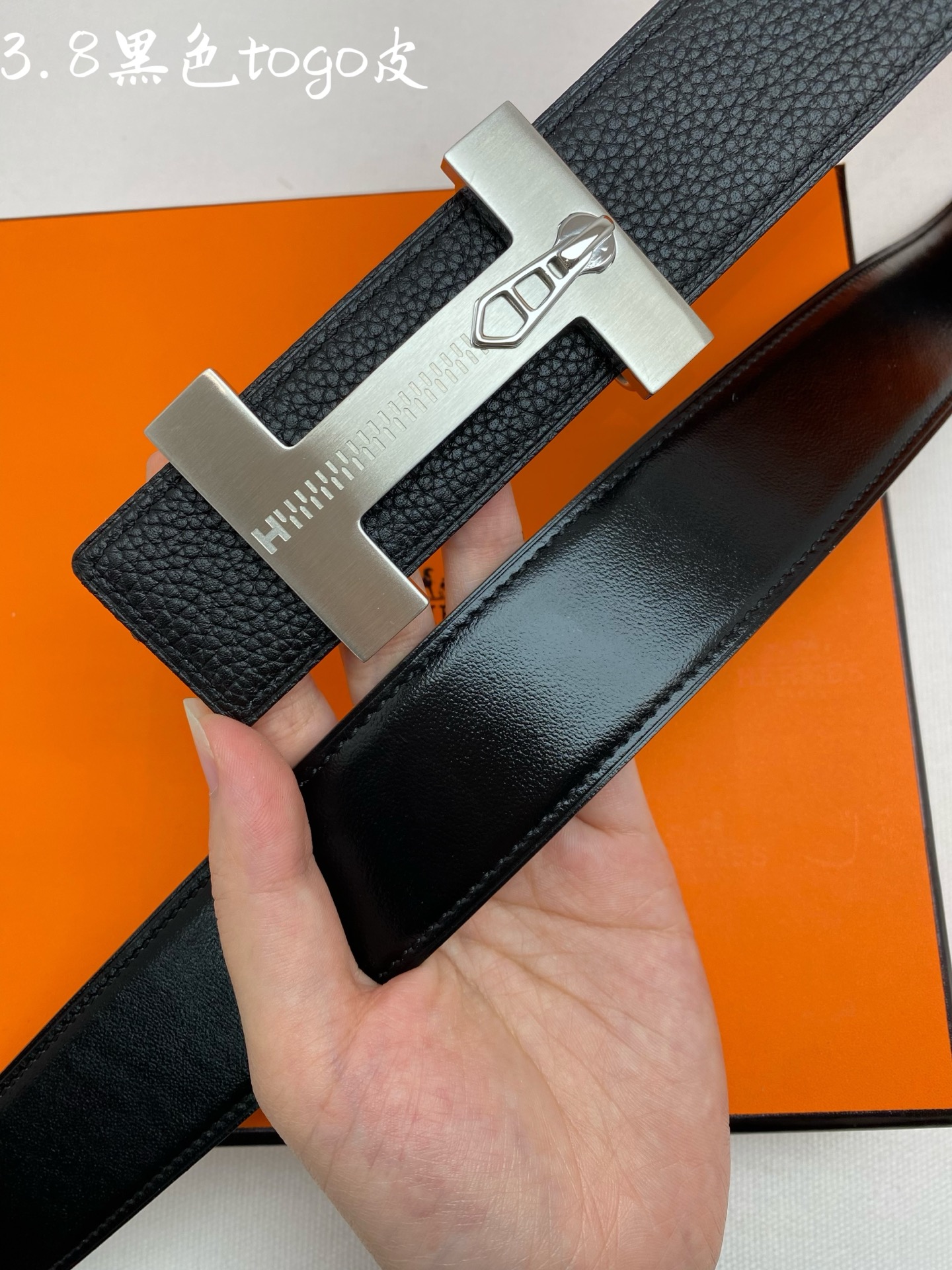 Hermès Basic Belt Cow Leather 38mm-s-m-l