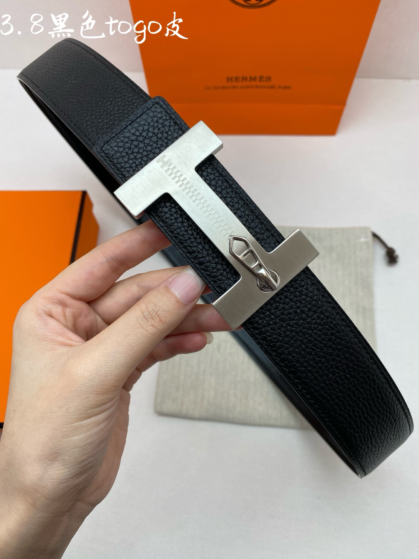 Hermès Basic Belt Cow Leather 38mm-s-m-l