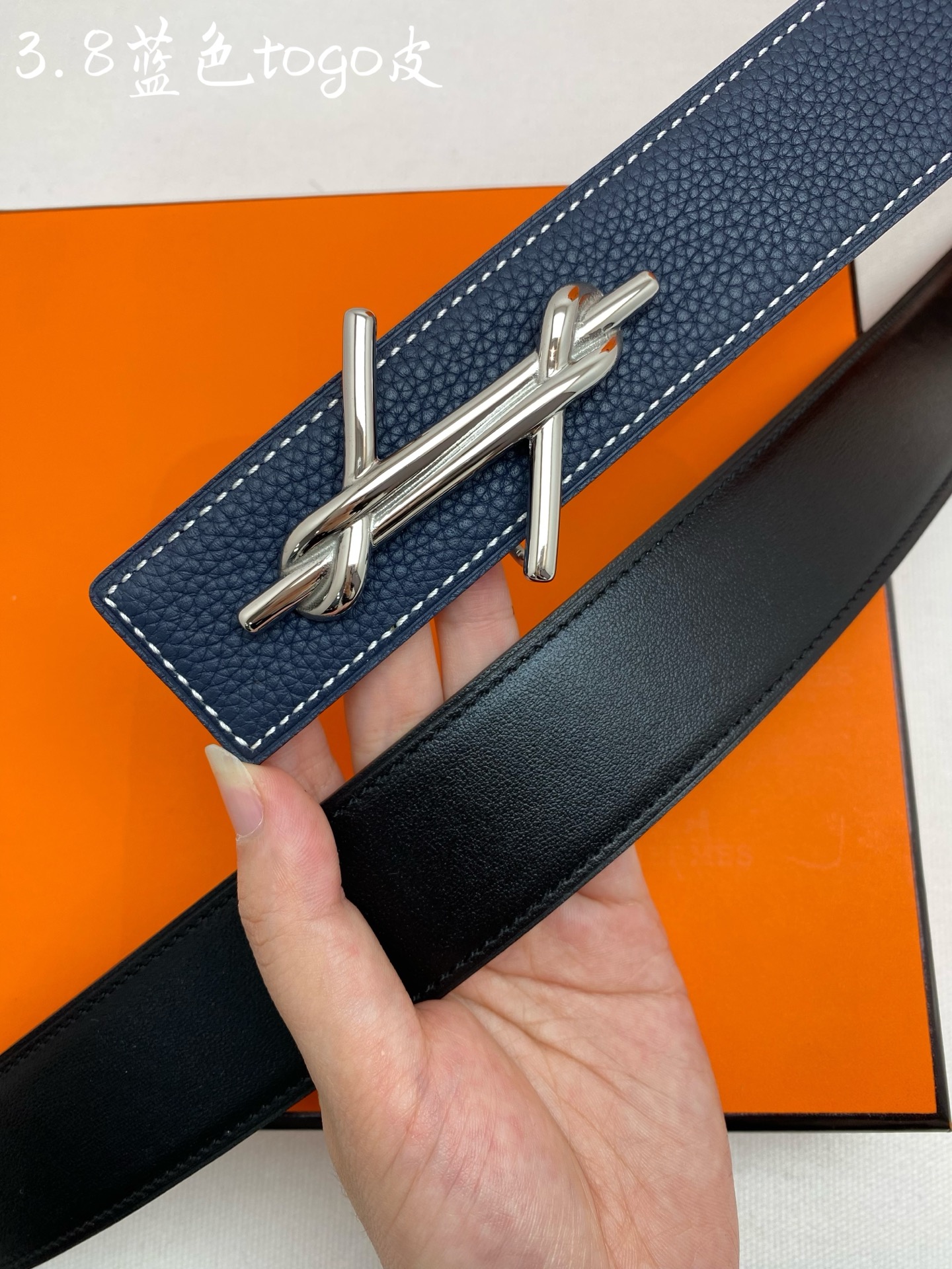 Hermès Basic Belt Cow Leather 38mm-s-m-l