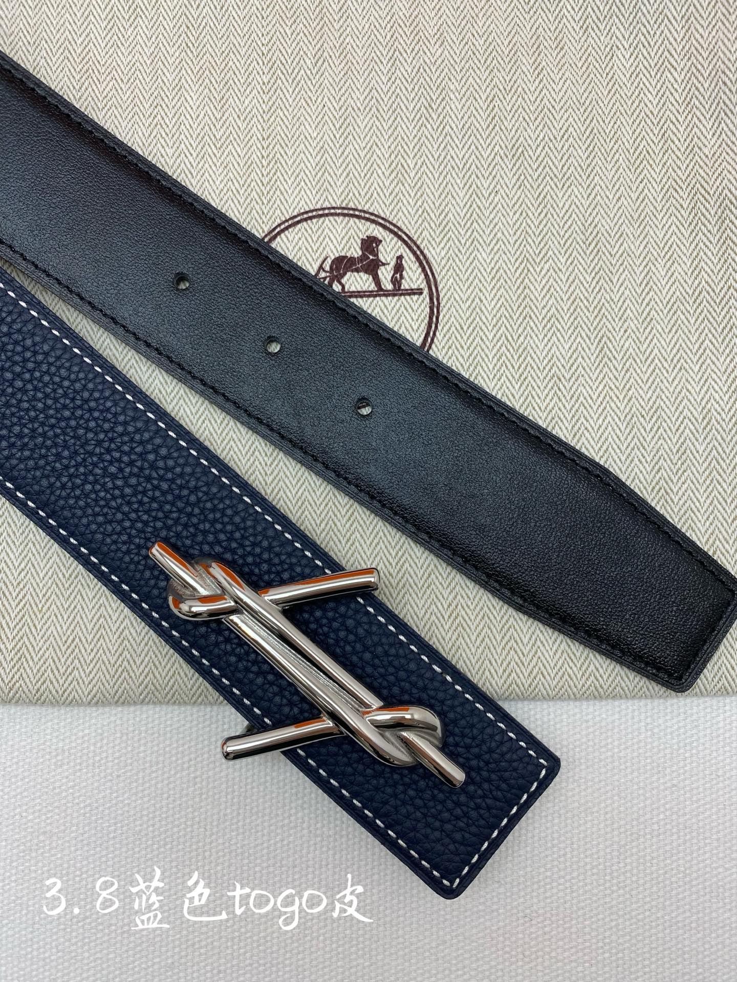 Hermès Basic Belt Cow Leather 38mm-s-m-l