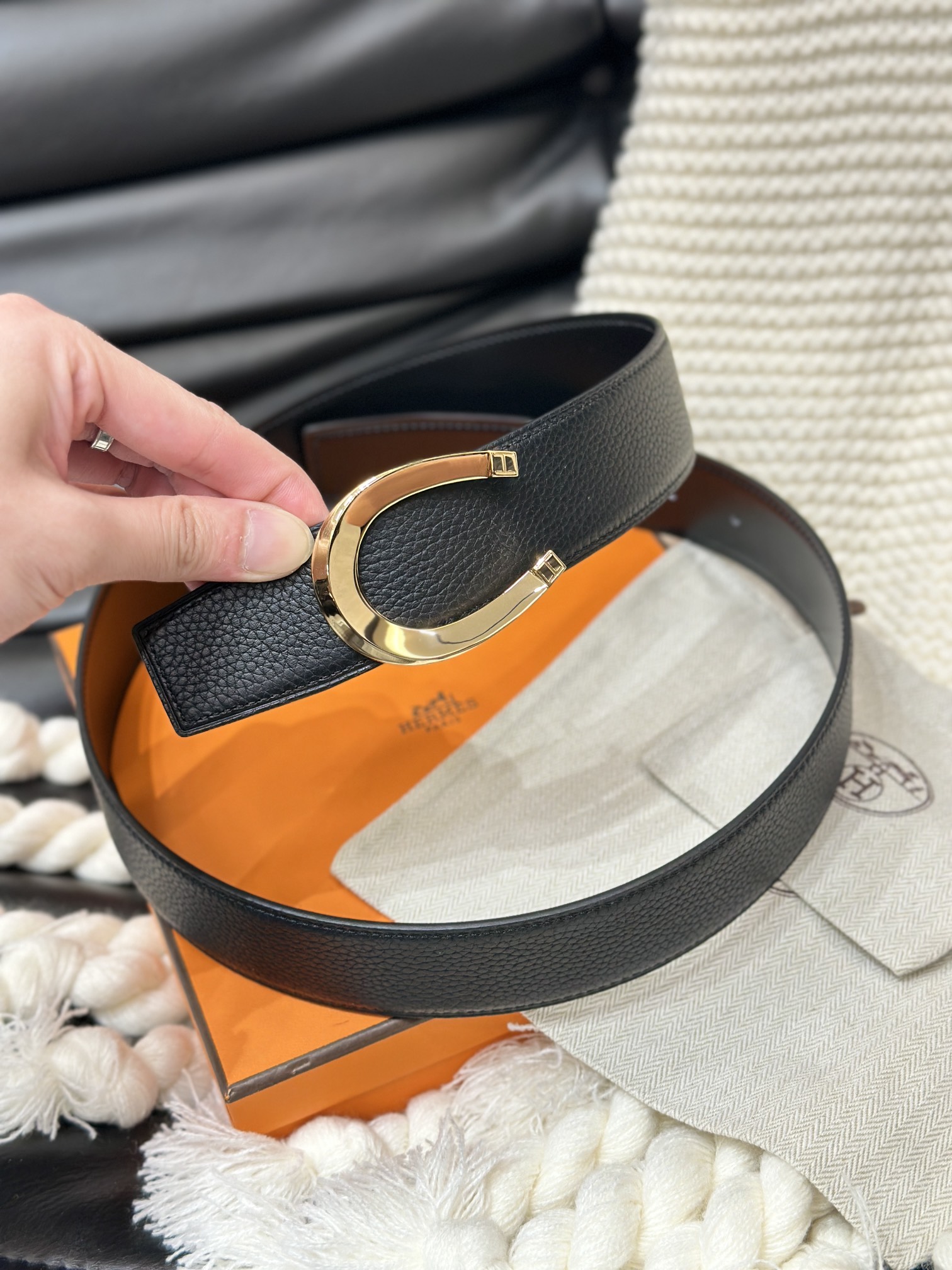 Hermès Basic Belt 38mm-s-m-l